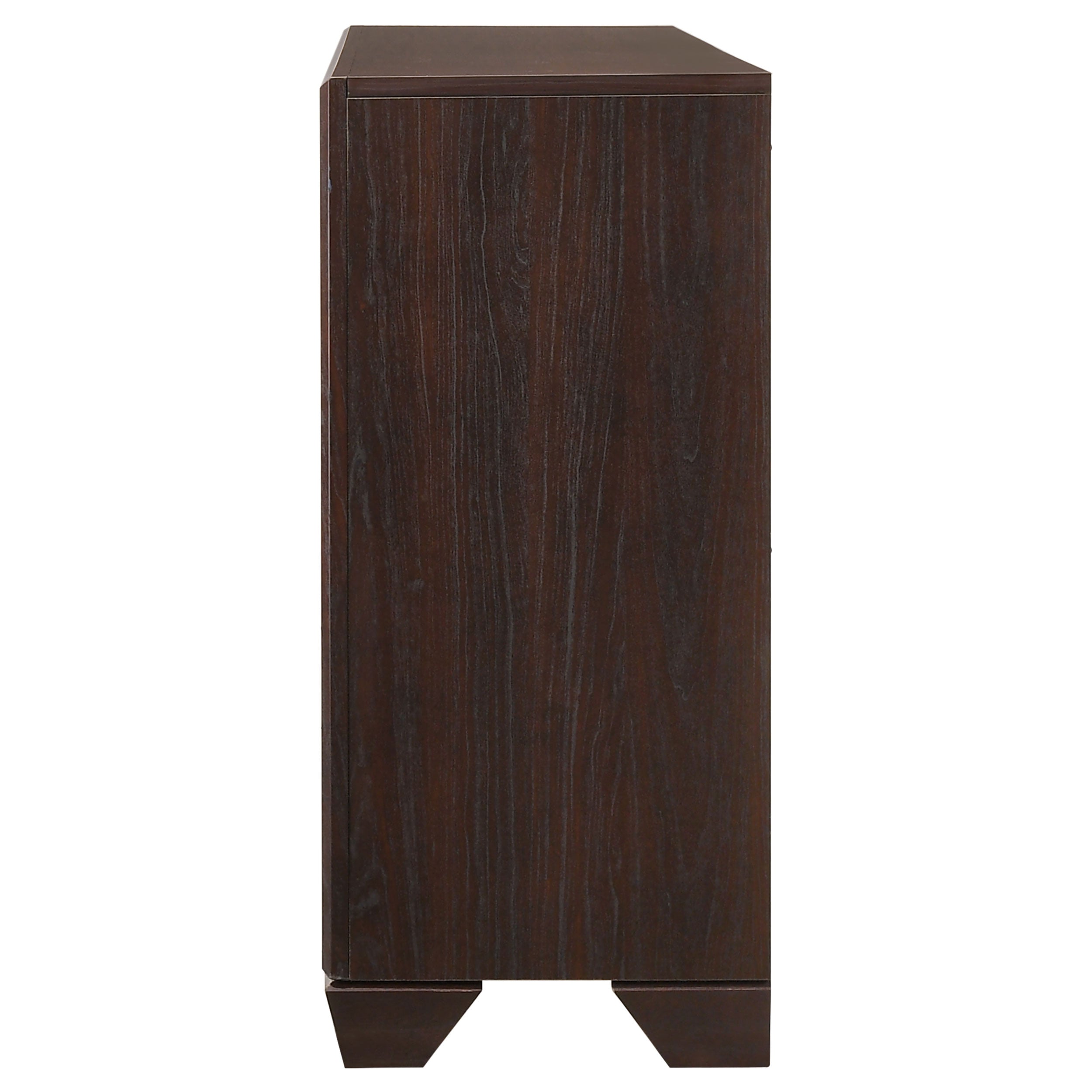 Kauffman 6-drawer Dresser Dark Cocoa-CoasterEveryday