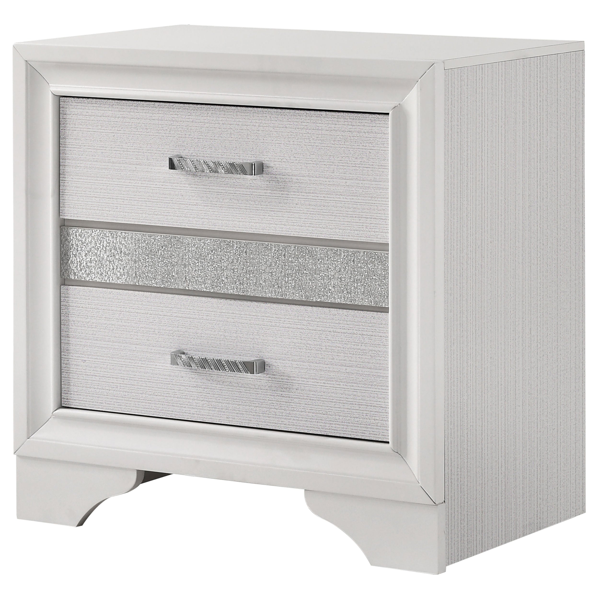 Miranda 3-drawer Nightstand Bedside Table White-CoasterEveryday