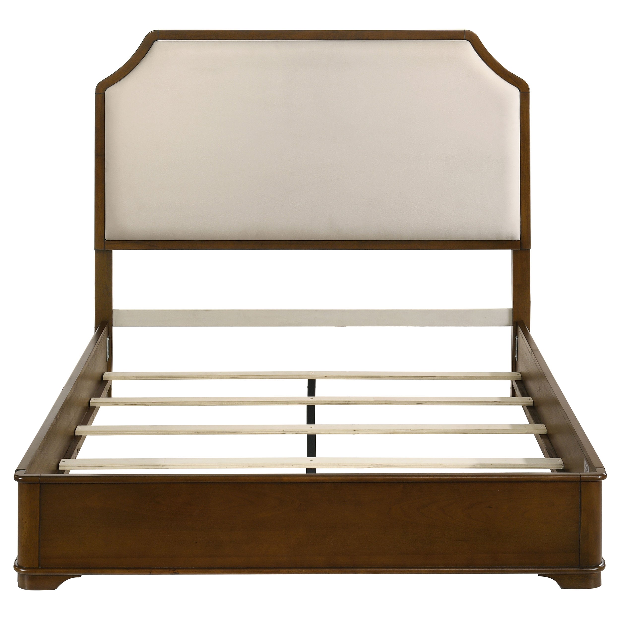 Garland 58-inch Queen Panel Bed Cream and Brown Cherry-