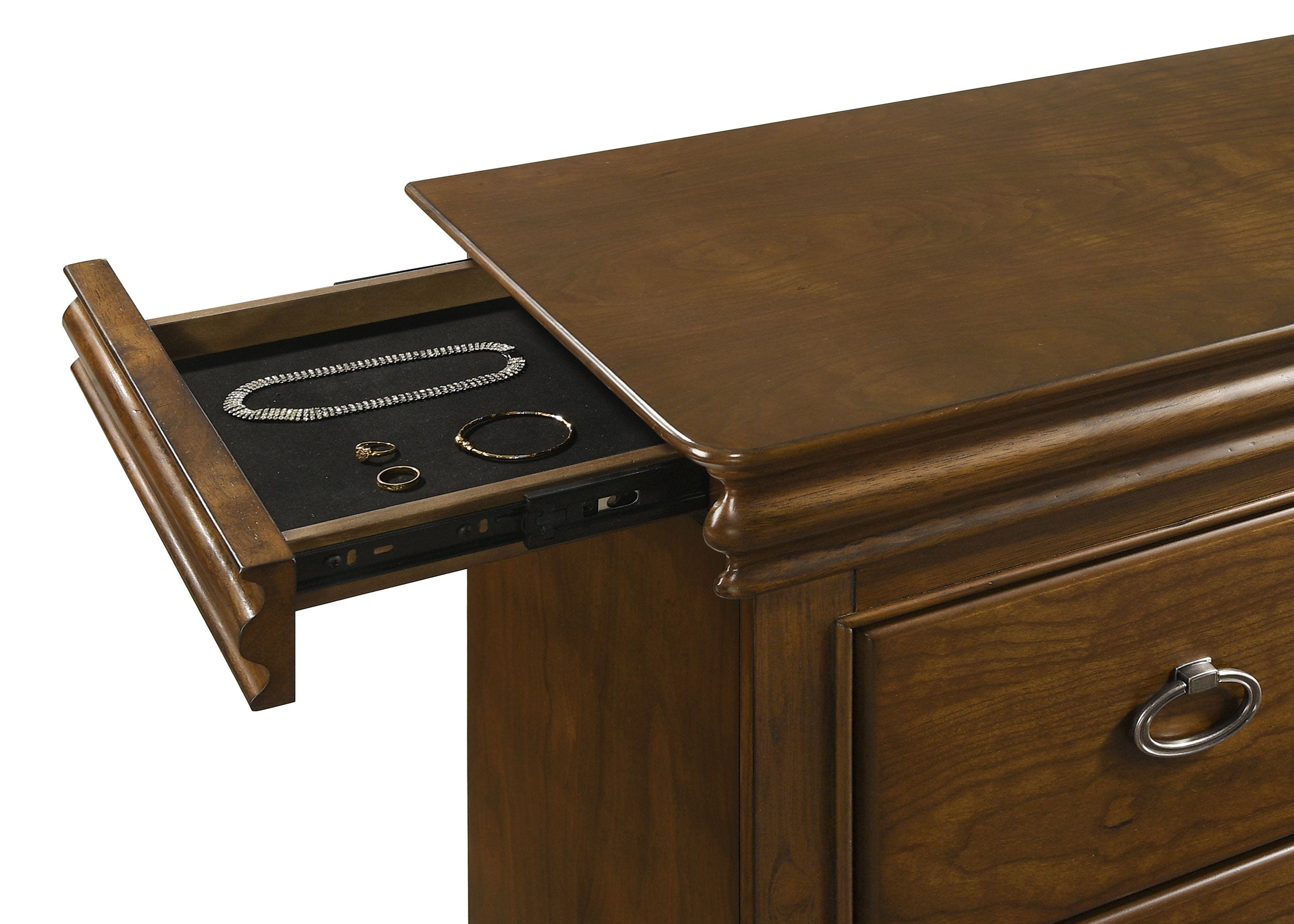 Garland 9-drawer Bedroom Dresser with Mirror Brown Cherry-