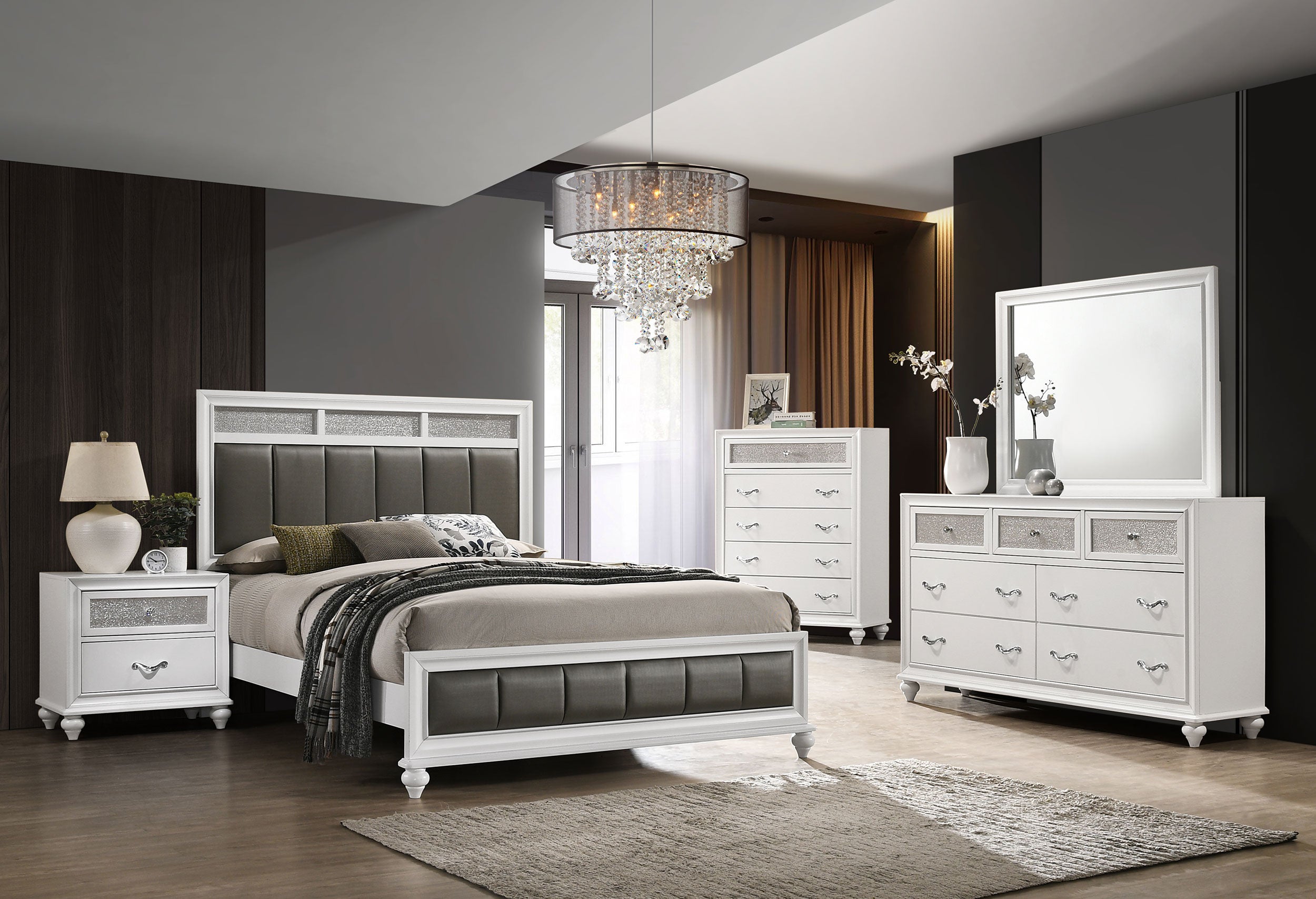 Barzini 7-drawer Dresser White-CoasterEveryday