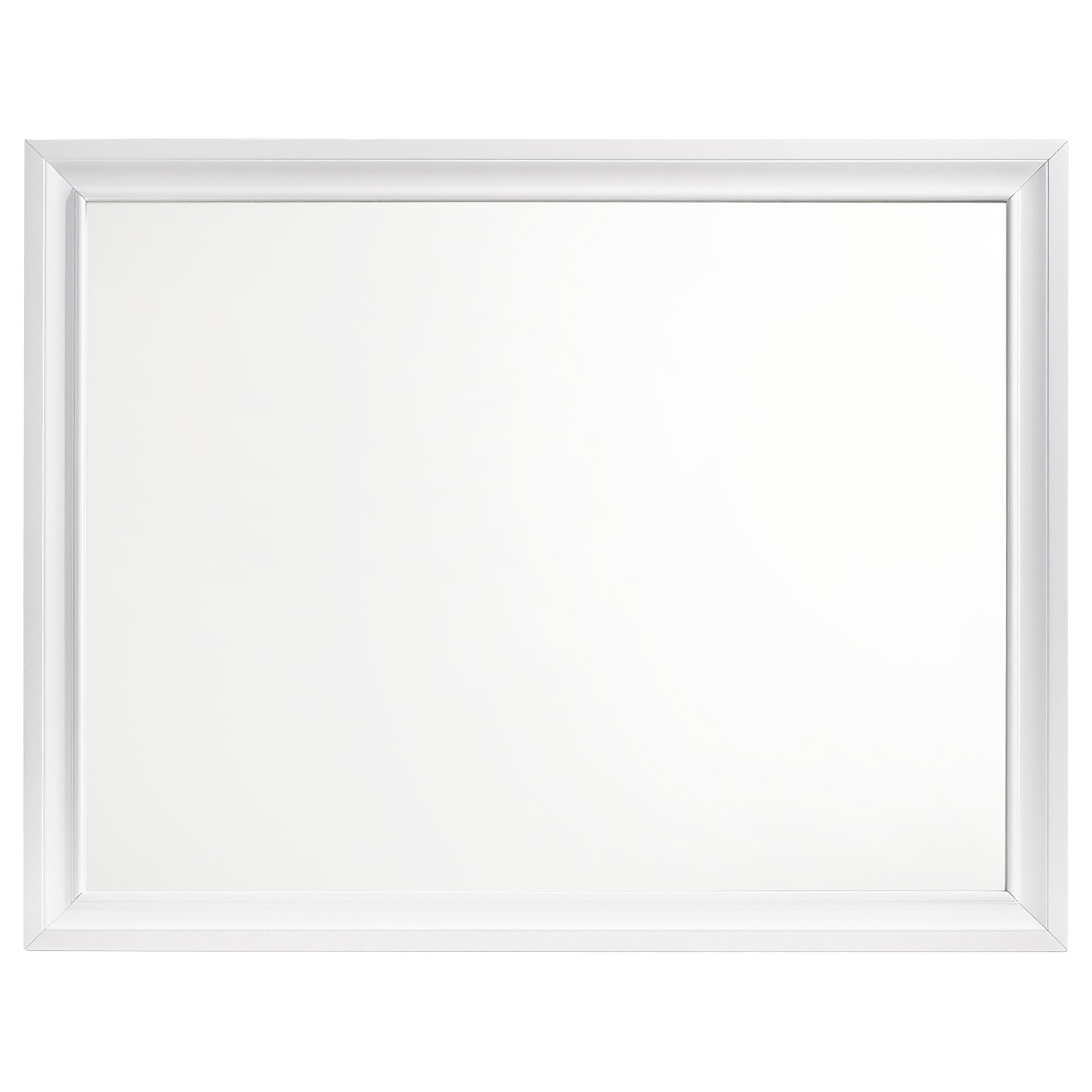 Barzini Dresser Mirror White-CoasterEveryday
