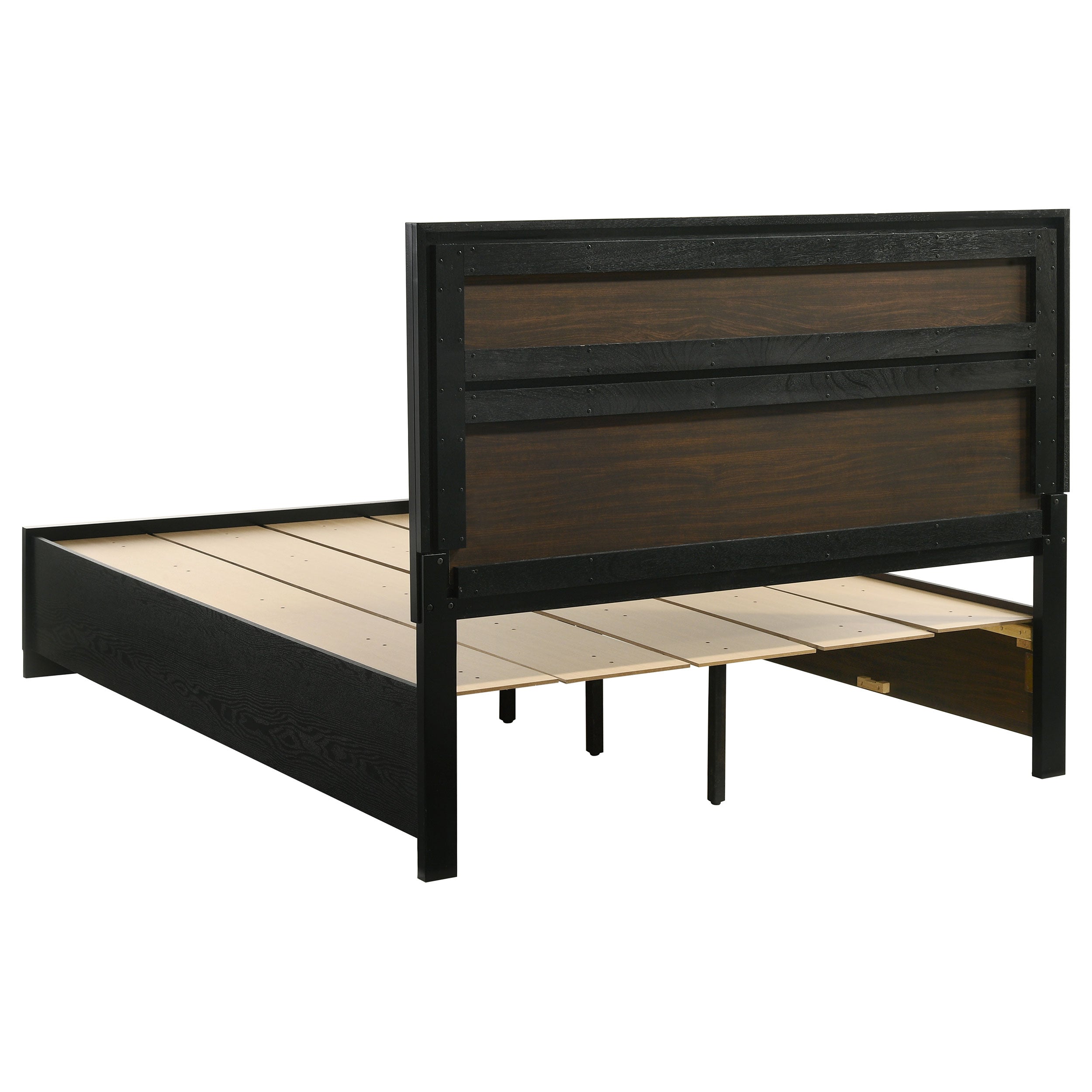 Miranda 51-inch Wood Queen Storage Panel Bed Black-CoasterEveryday