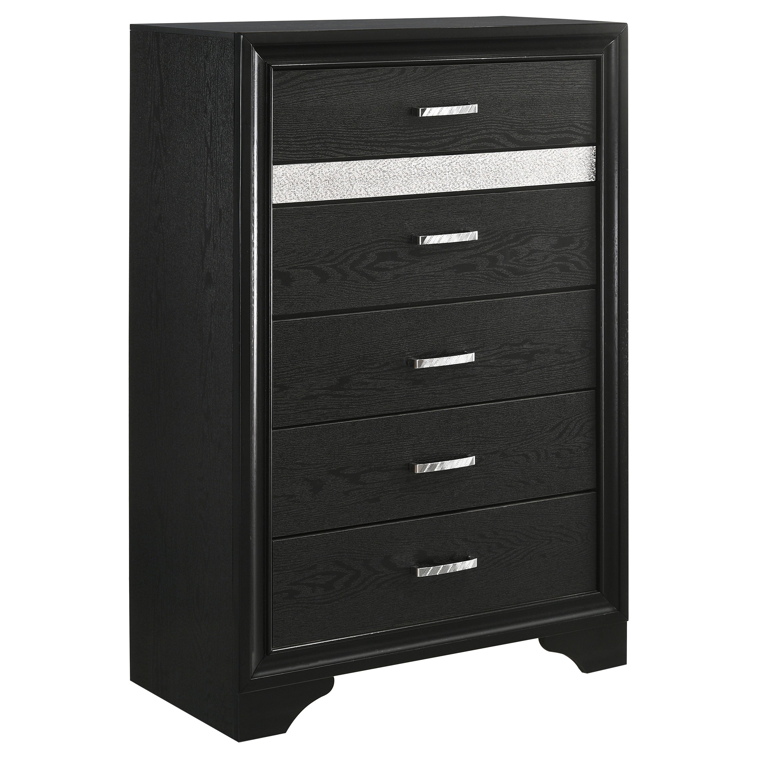 Miranda 6-drawer Bedroom Chest Black-CoasterEveryday