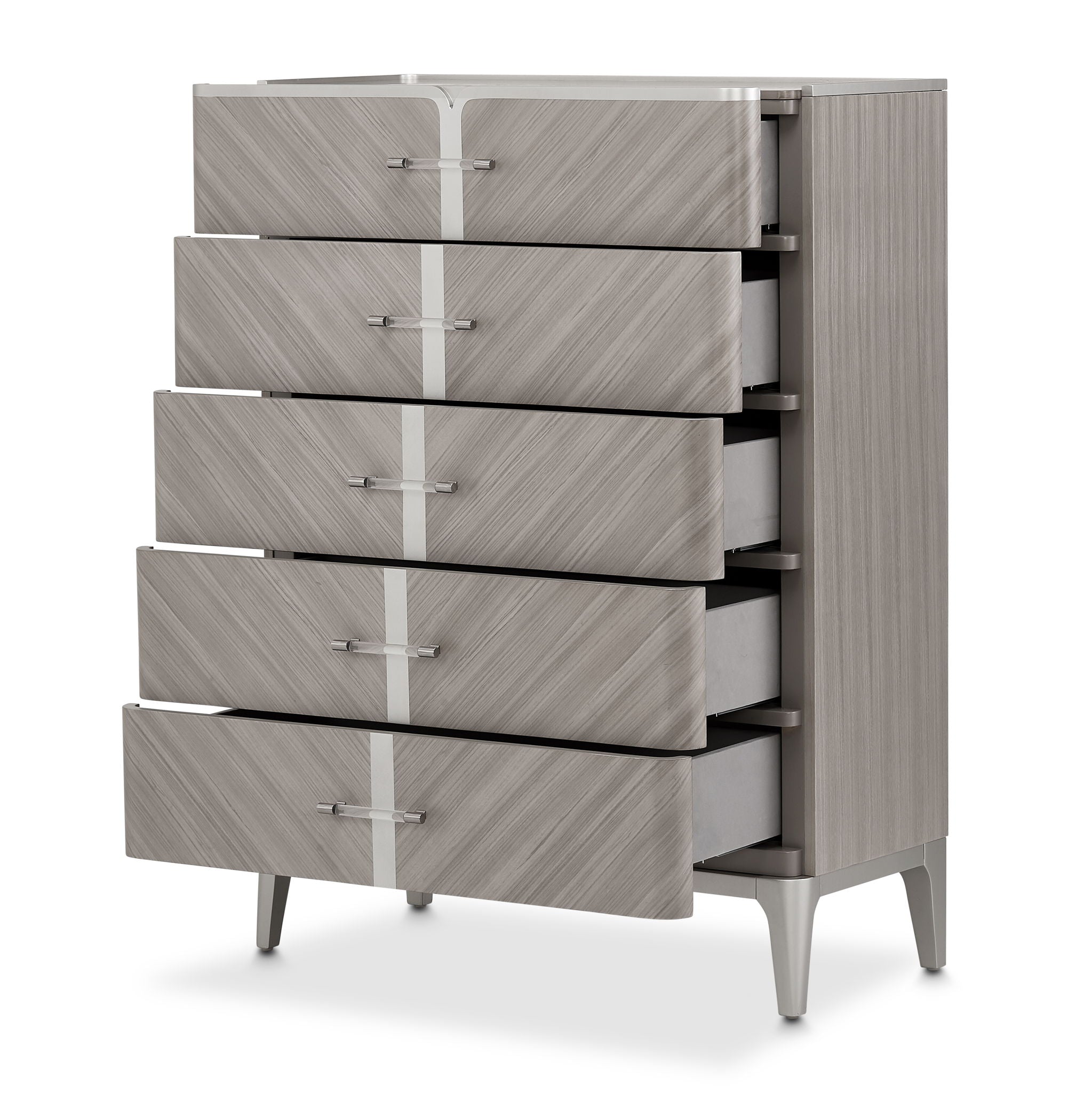 Lanterna - Highboy Chest - Silver Mist