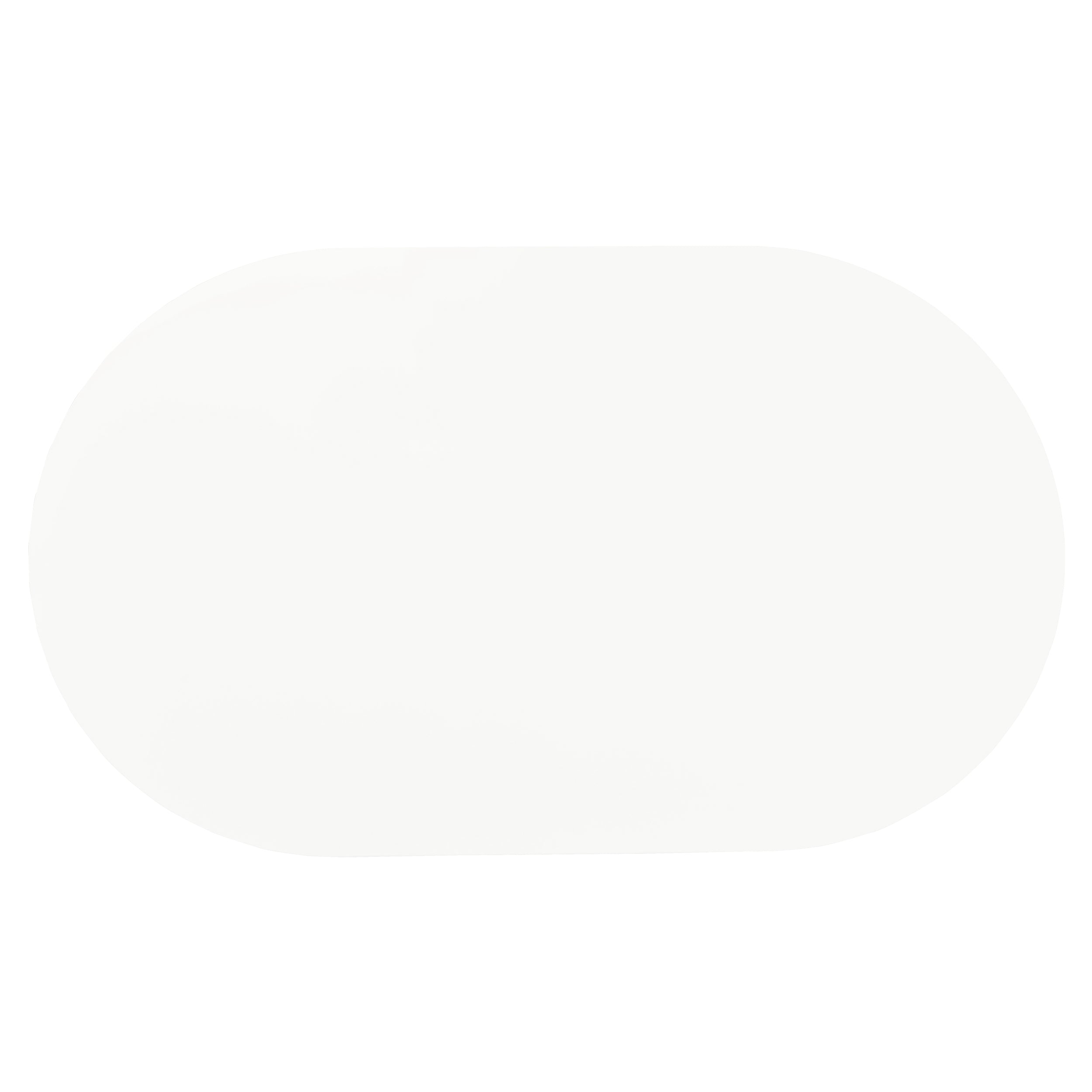Retro Oval 60-inch Wood Top Dining Table White and Chrome-CoasterEveryday