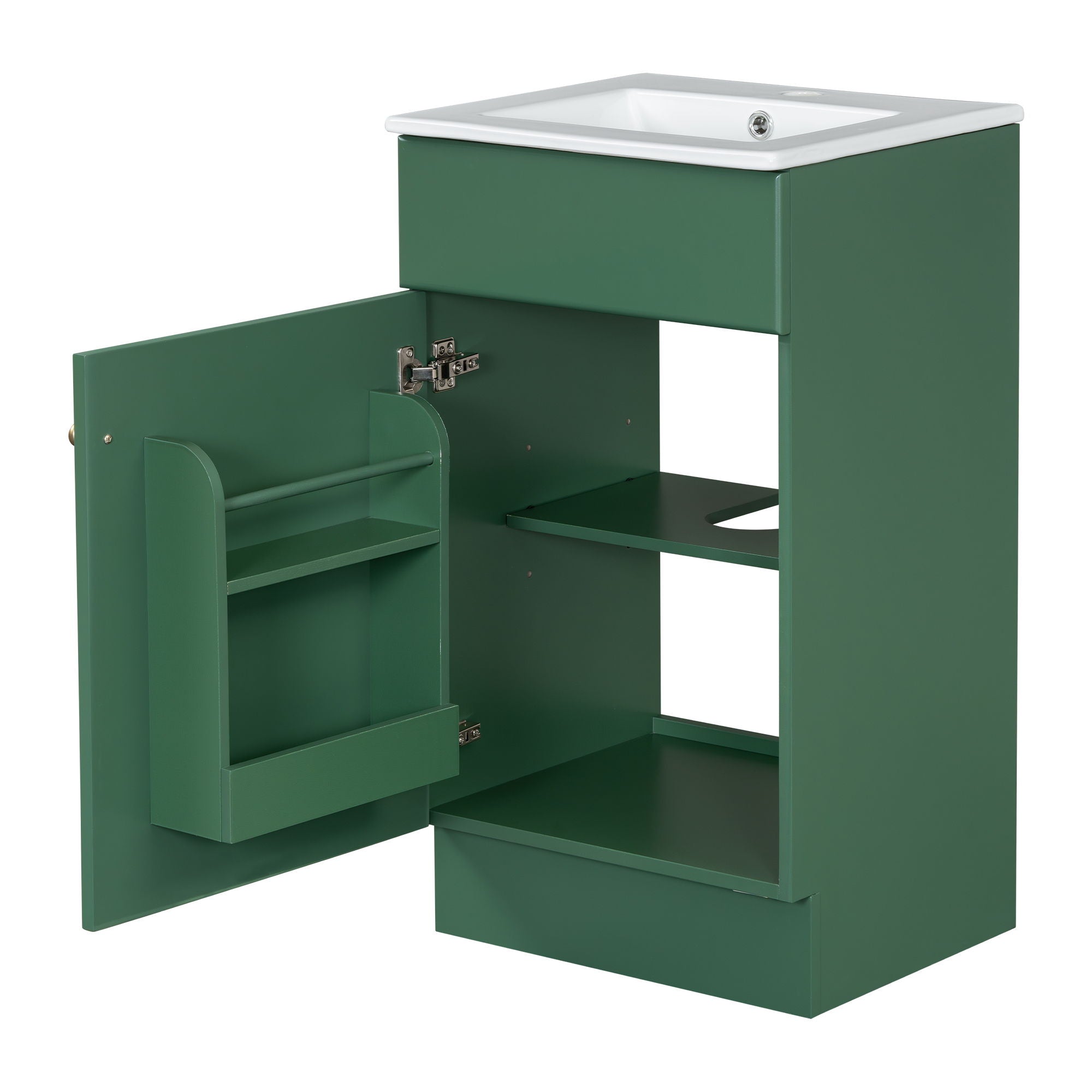 Bathroom Vanity With Sink, Cabinet With Adjustable Shelf