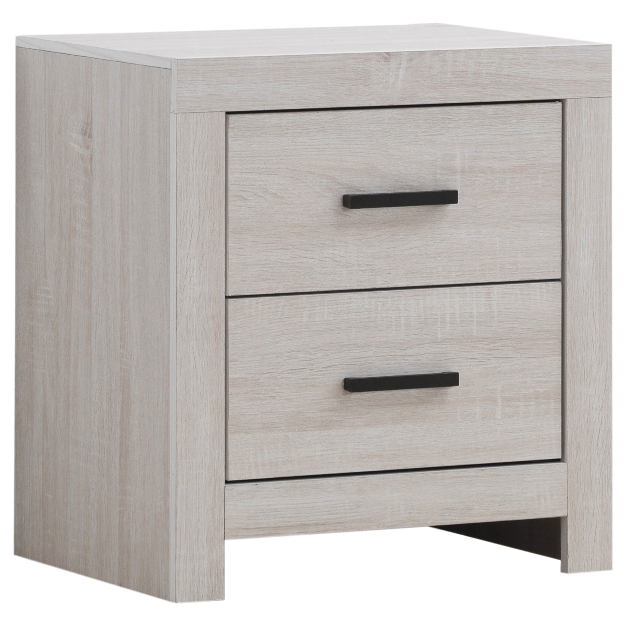Brantford 2-drawer Nightstand Coastal White-CoasterEveryday