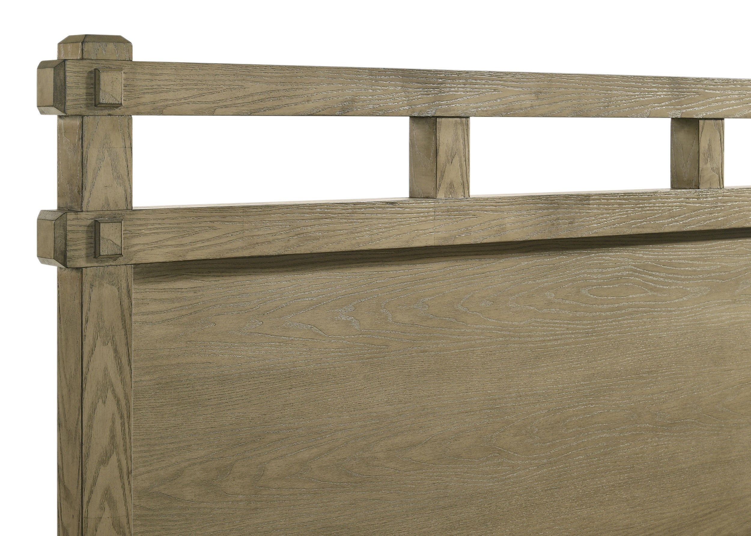 Hazlewood 59-inch Queen Panel Storage Bed Vineyard Oak-