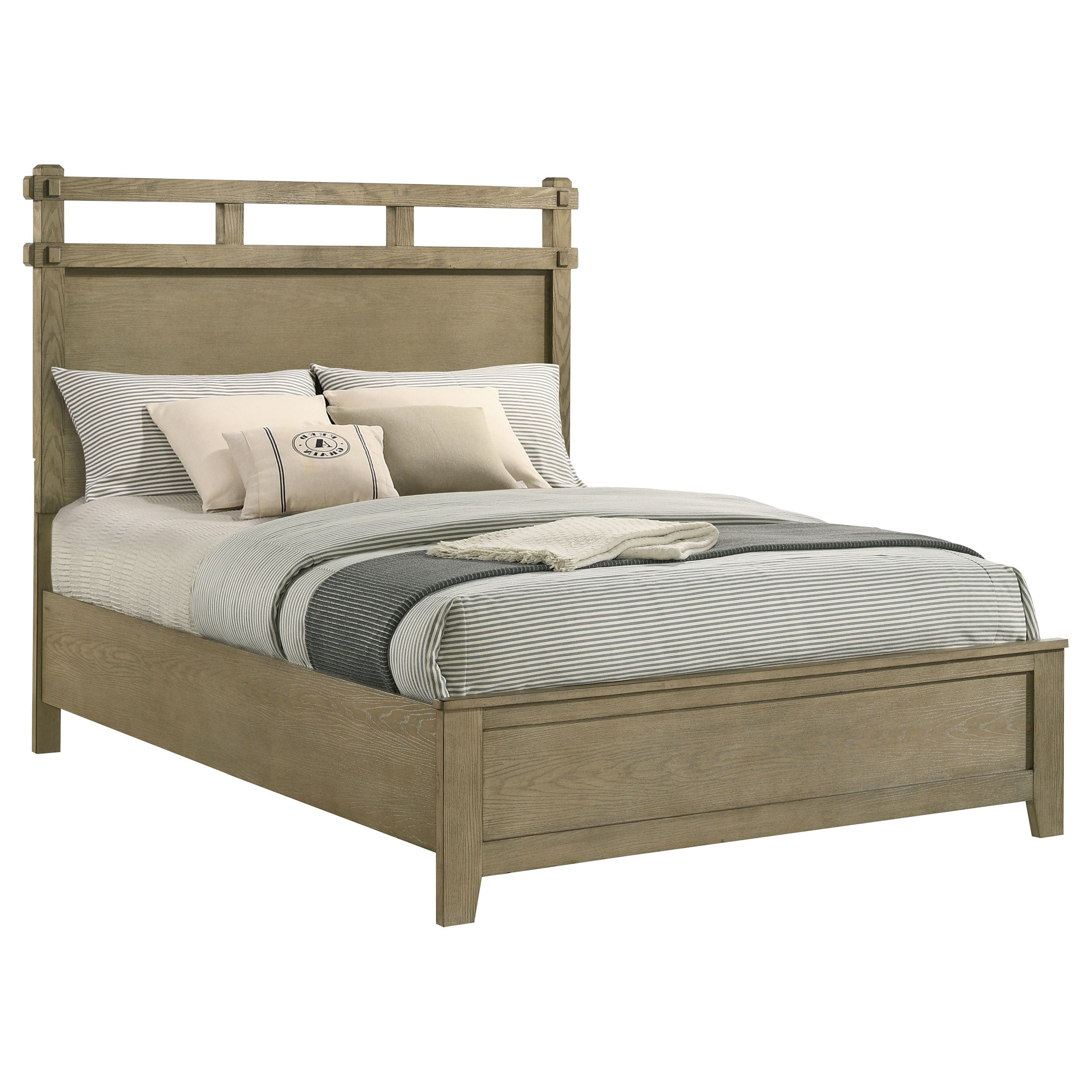 Hazlewood 61-inch Queen Panel Bed Vineyard Oak-