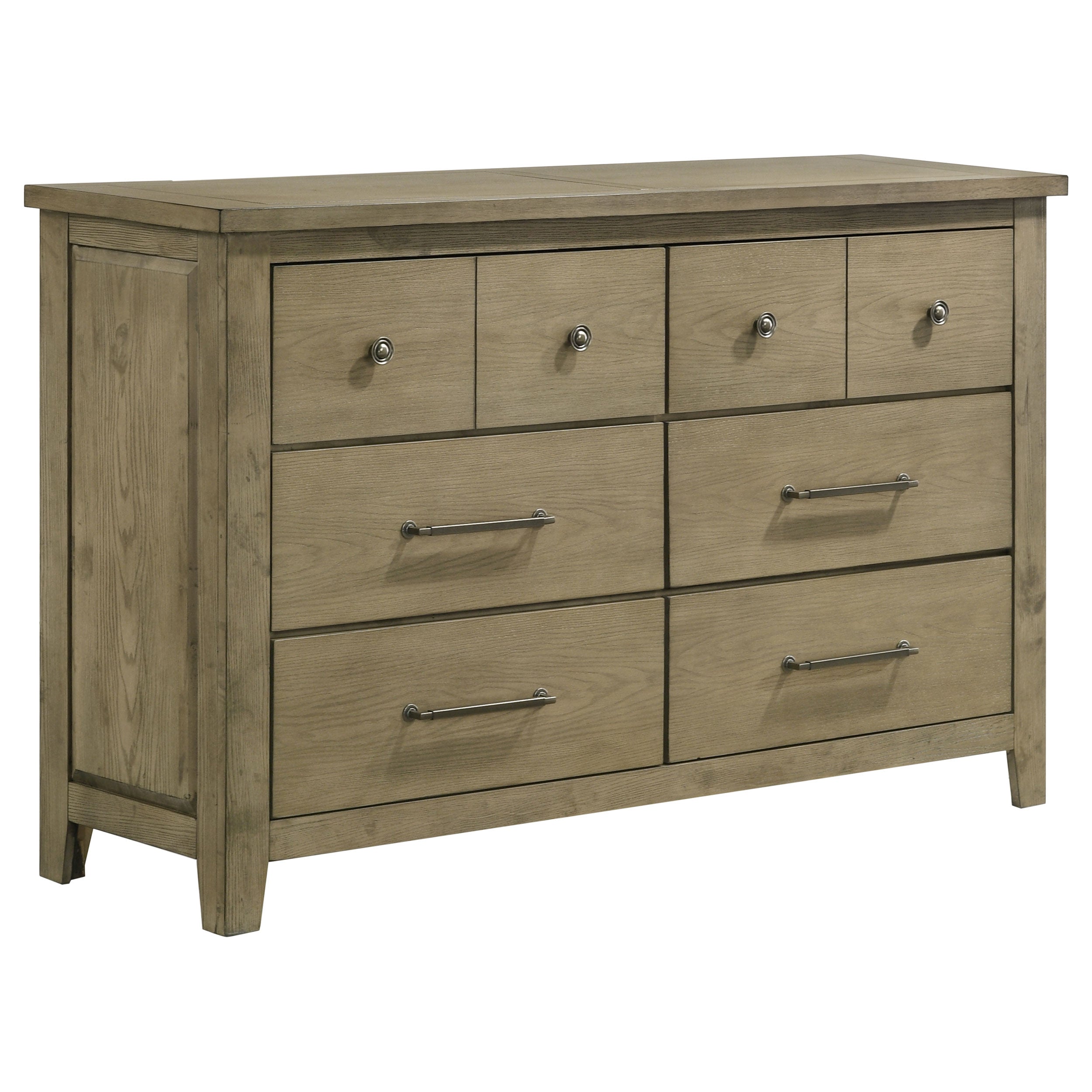 Hazlewood 6-drawer Bedroom Dresser Cabinet Vineyard Oak-