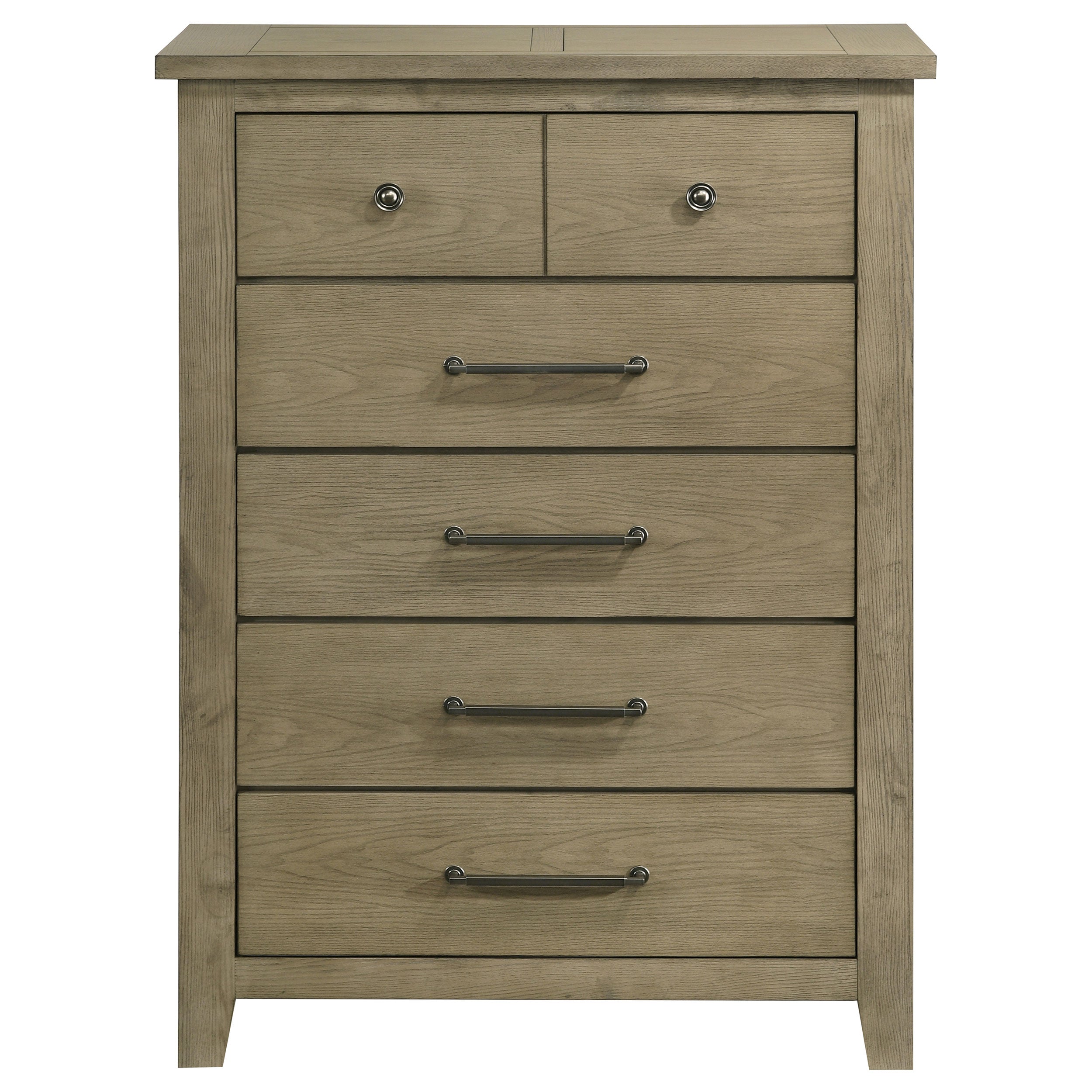 Hazlewood 5-drawer Bedroom Chest of Drawers Vineyard Oak-