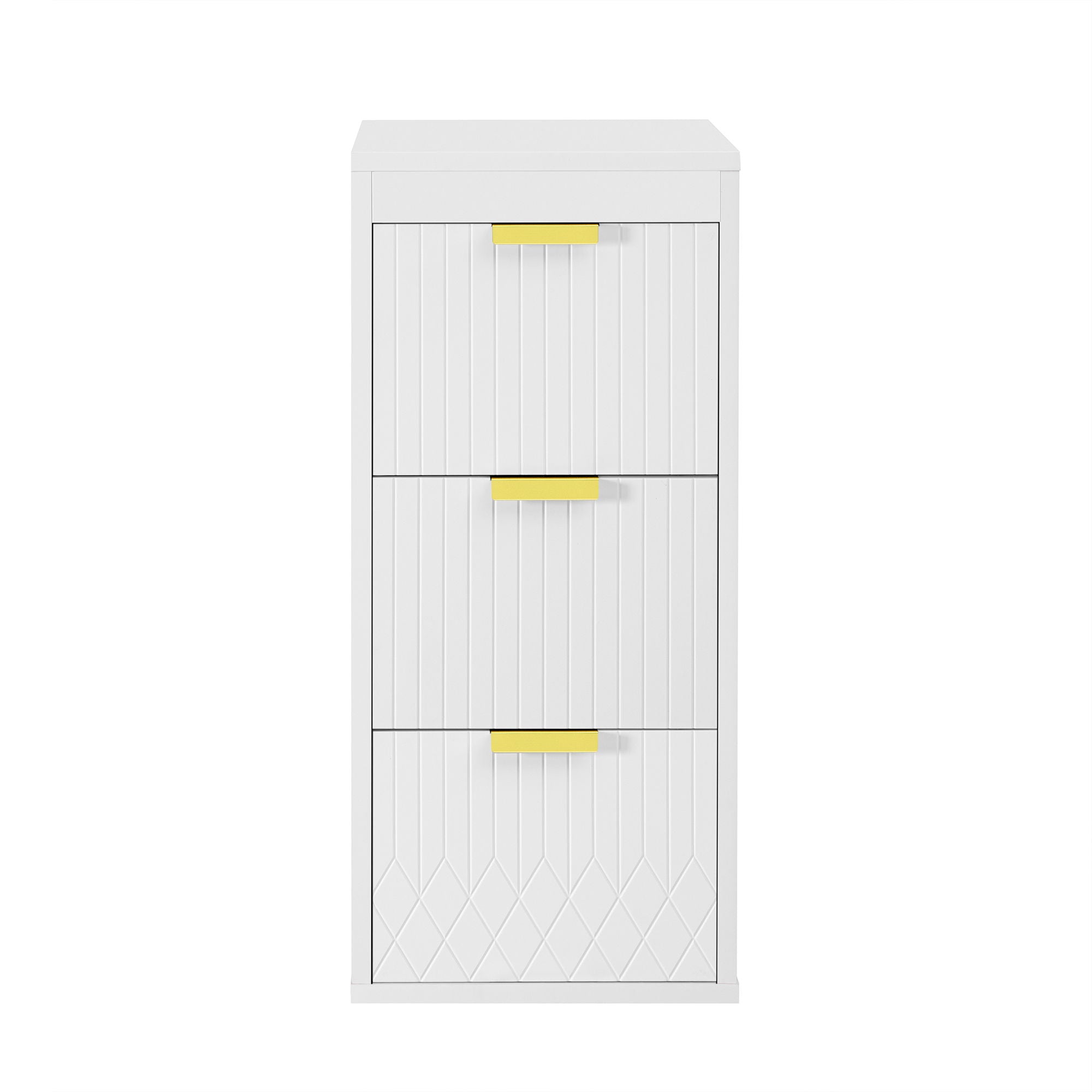 Modern Wall Mounted Floating Cabinet With Drawers For Bathroom