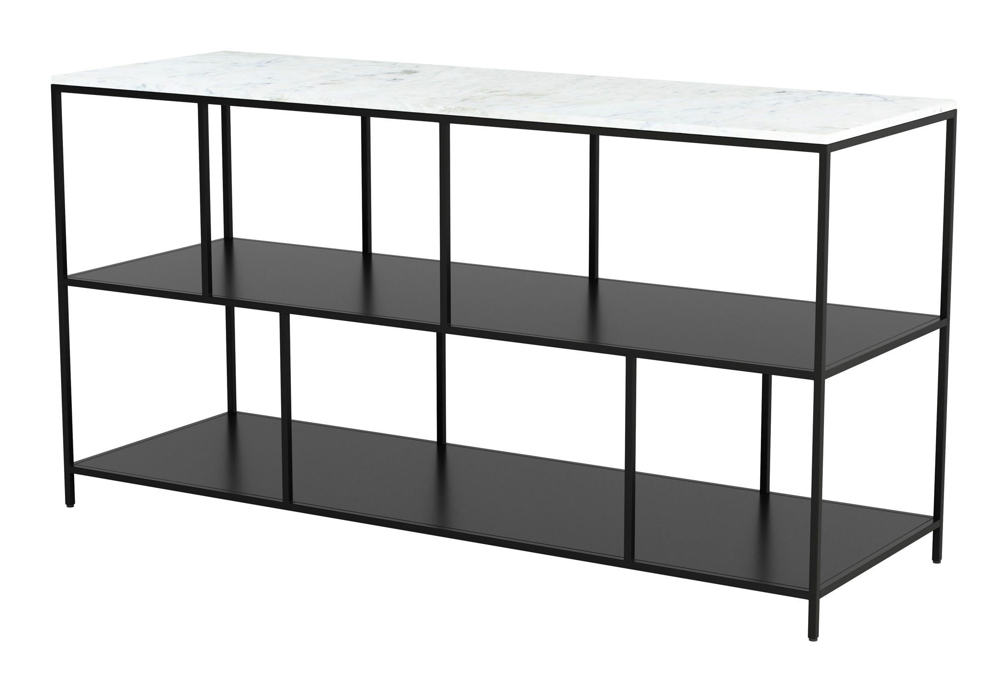 Singularity - Console Table - White & Black