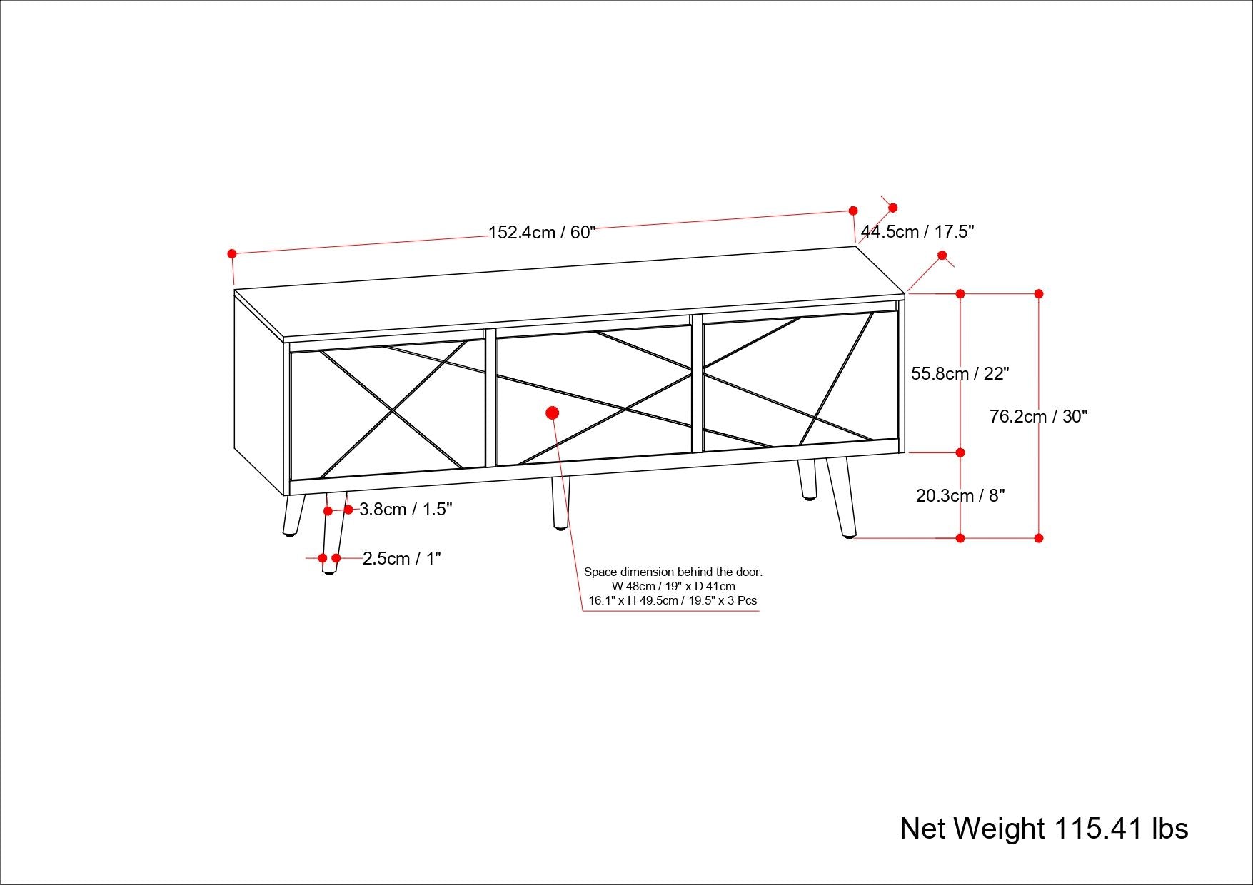 Jager - Sideboard Buffet - Natural - Best Buy Furniture