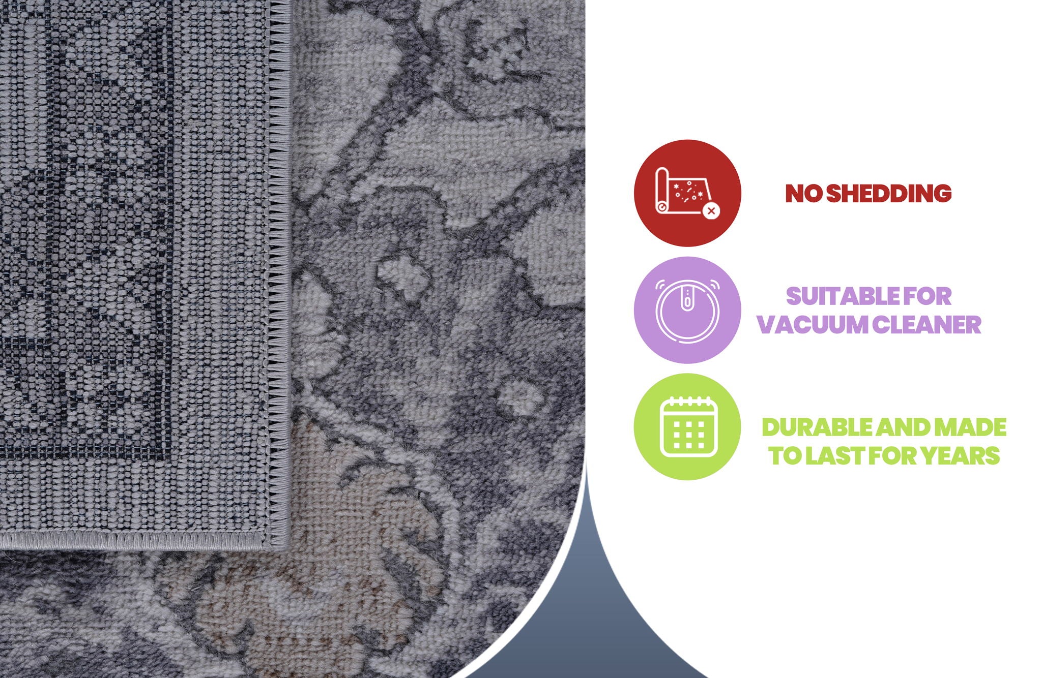 Marfi - 6' X 9' Oriental Area Rug - Sand / Ivory