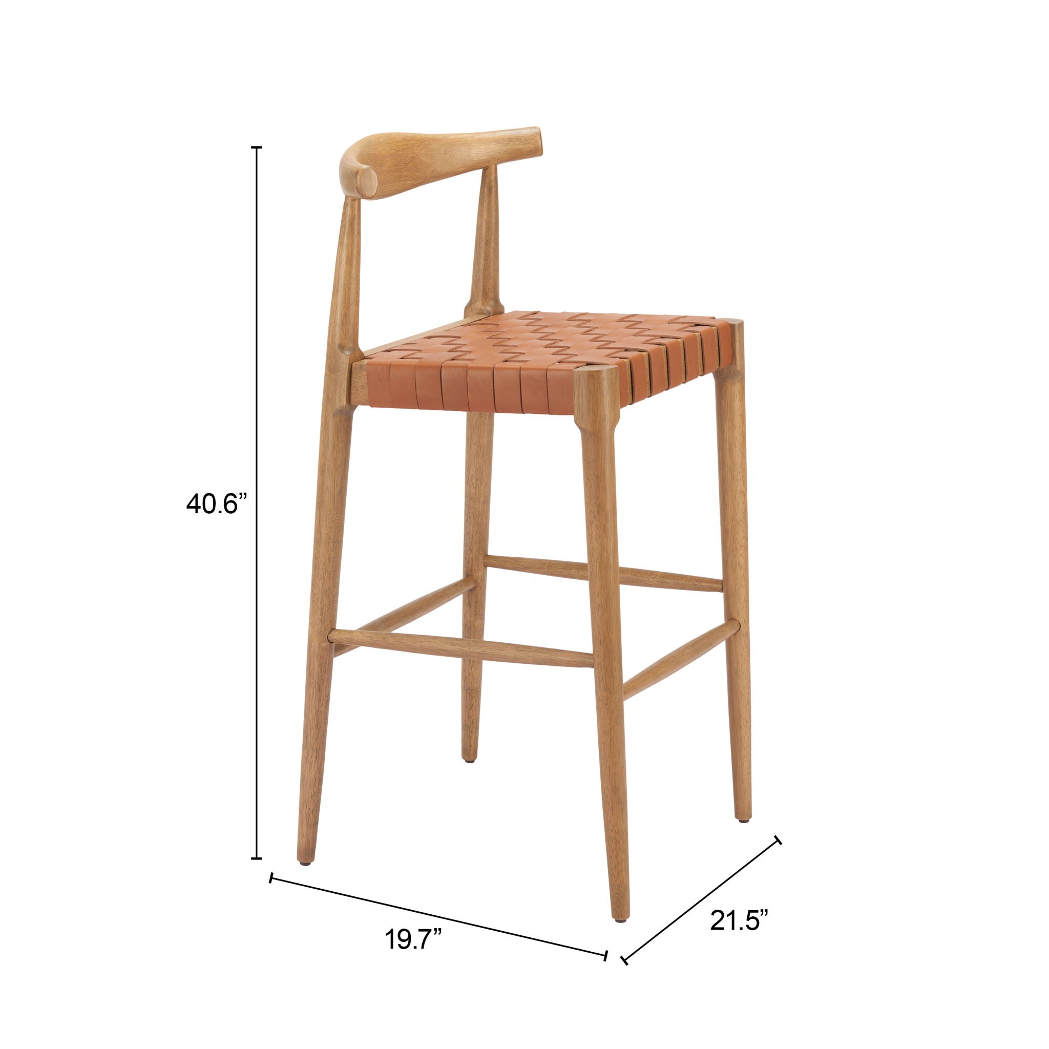 Bandani - Barstool (Set of 2) - Tan