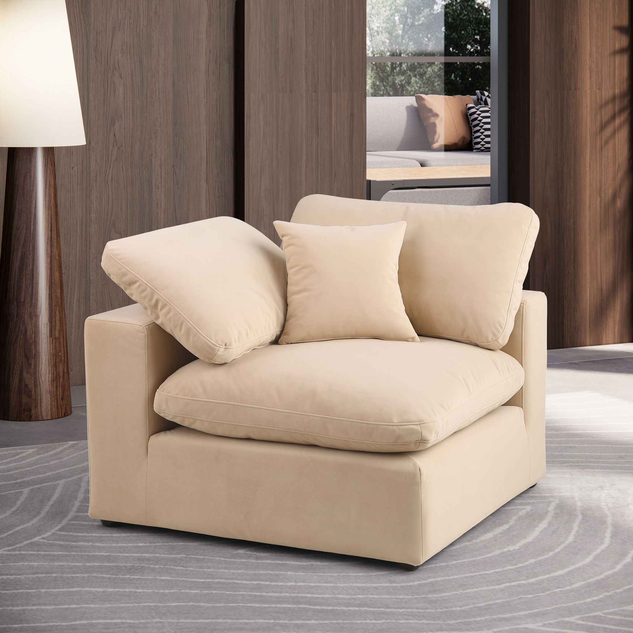 Comfy - Velvet Corner Chair