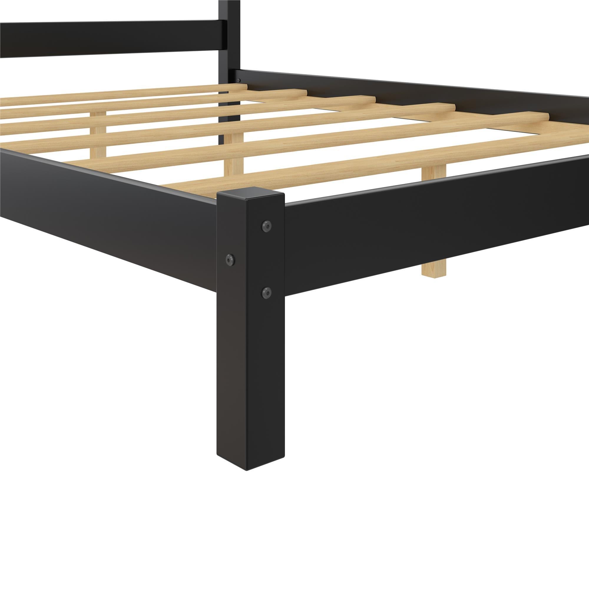 Leighton - Full Size Platform Bed, Low Profile Design - Black