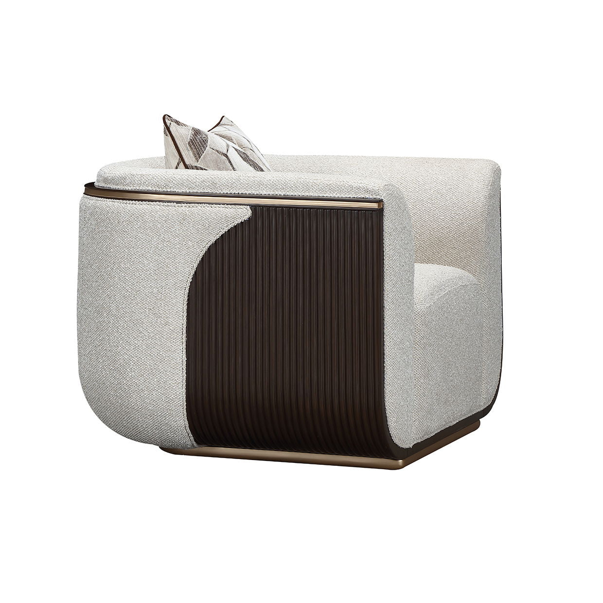West Kensington - Matching Chair - Buff / Medium Espresso