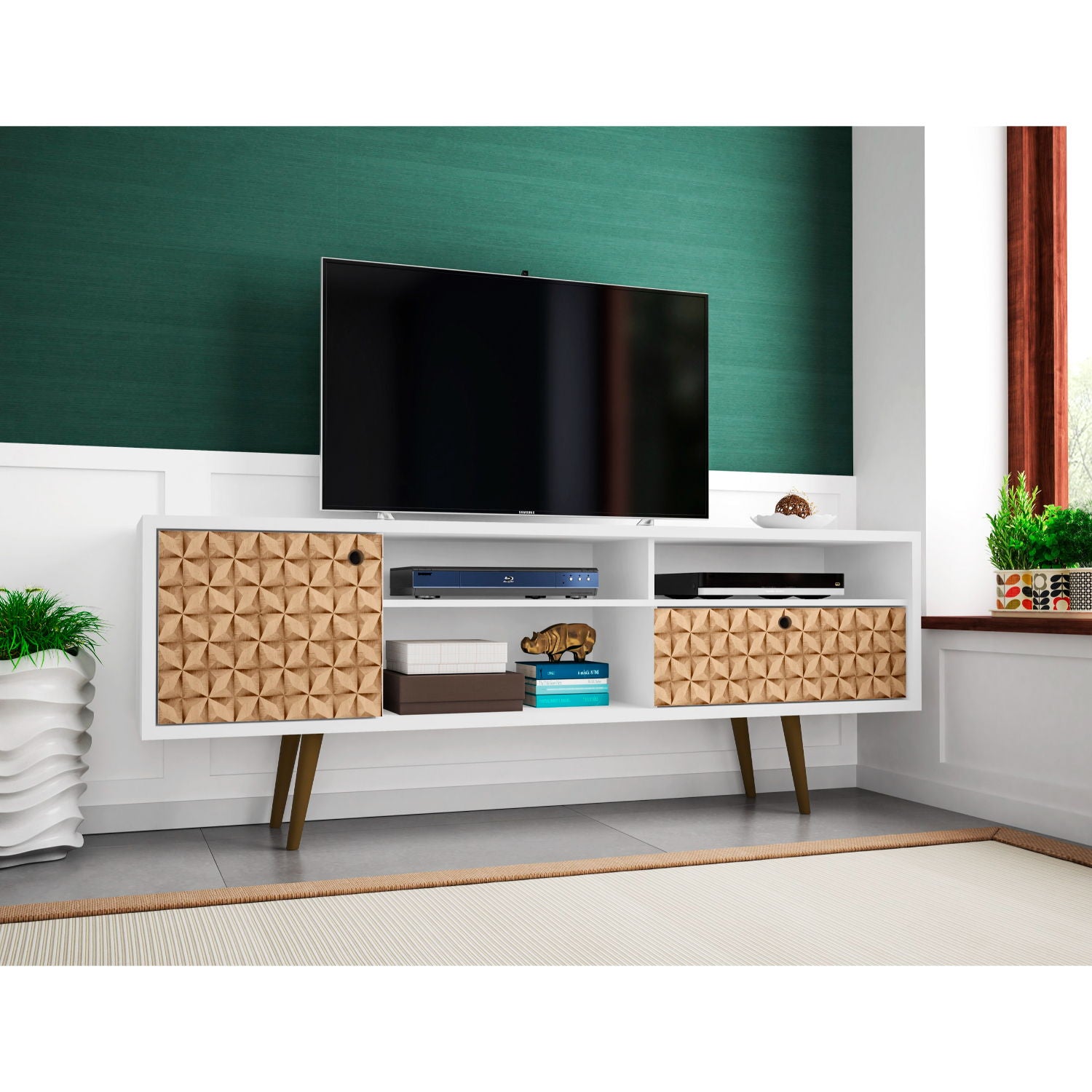 Liberty - TV Stand With 3 Open Shelves