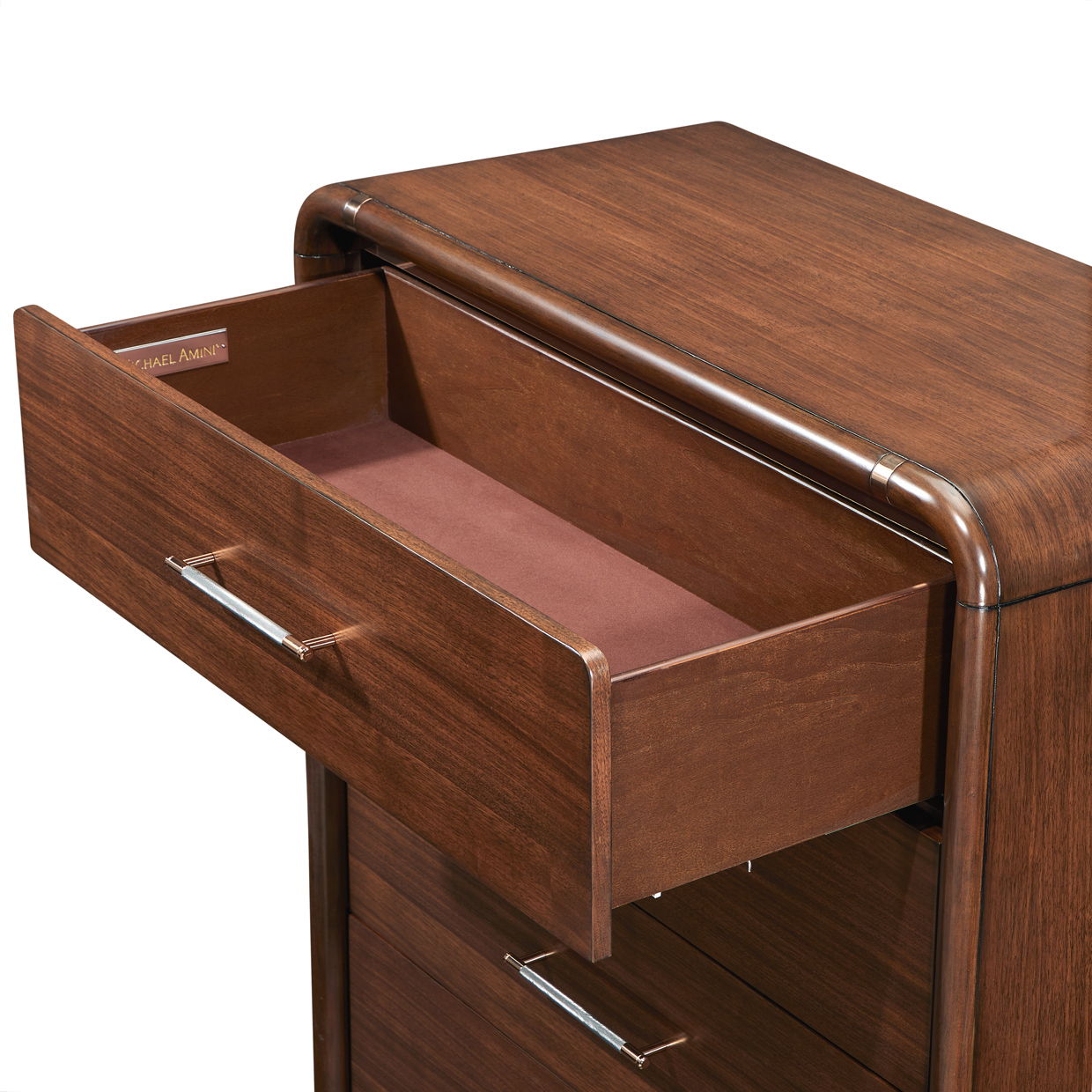 Mason Park - 5-Drawer Gentlemen's Chest - Umber - Best Buy Furniture