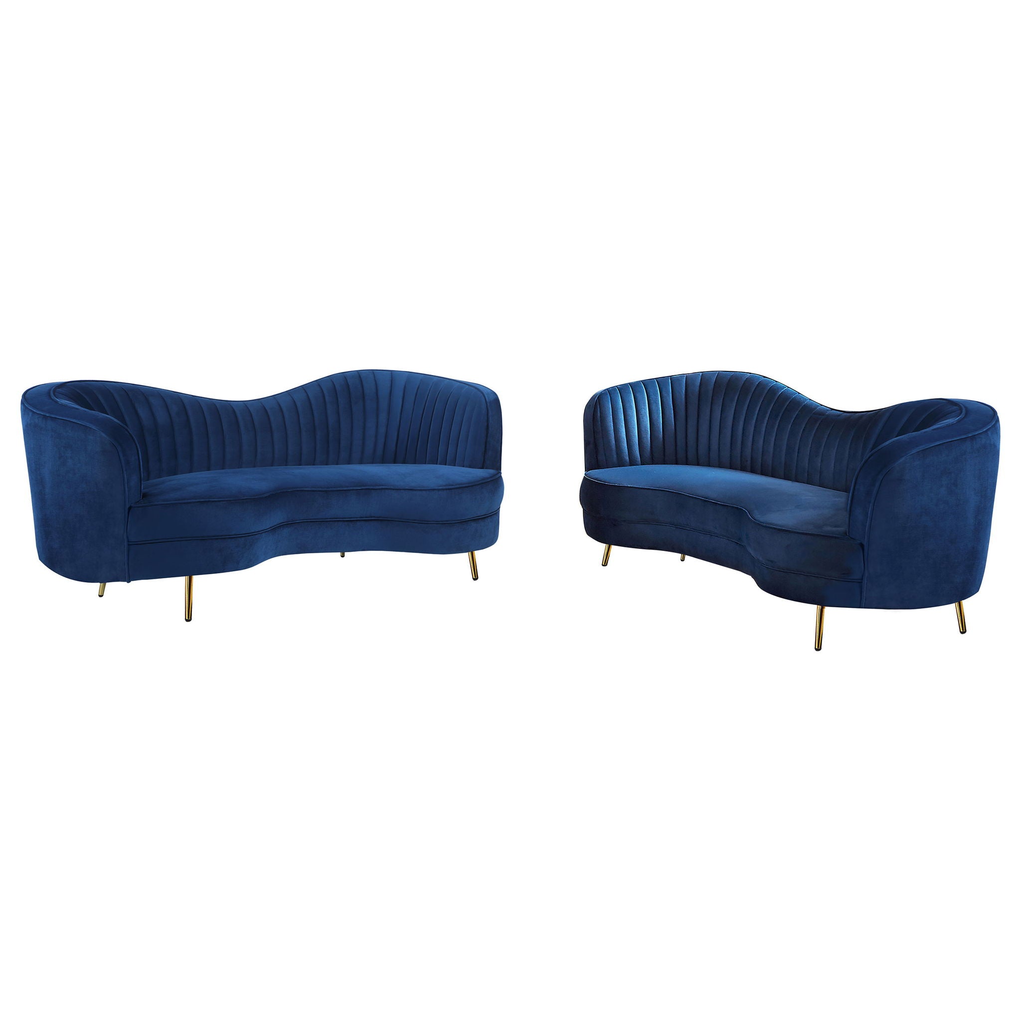Marsden - 2 Piece Living Room Set - Blue