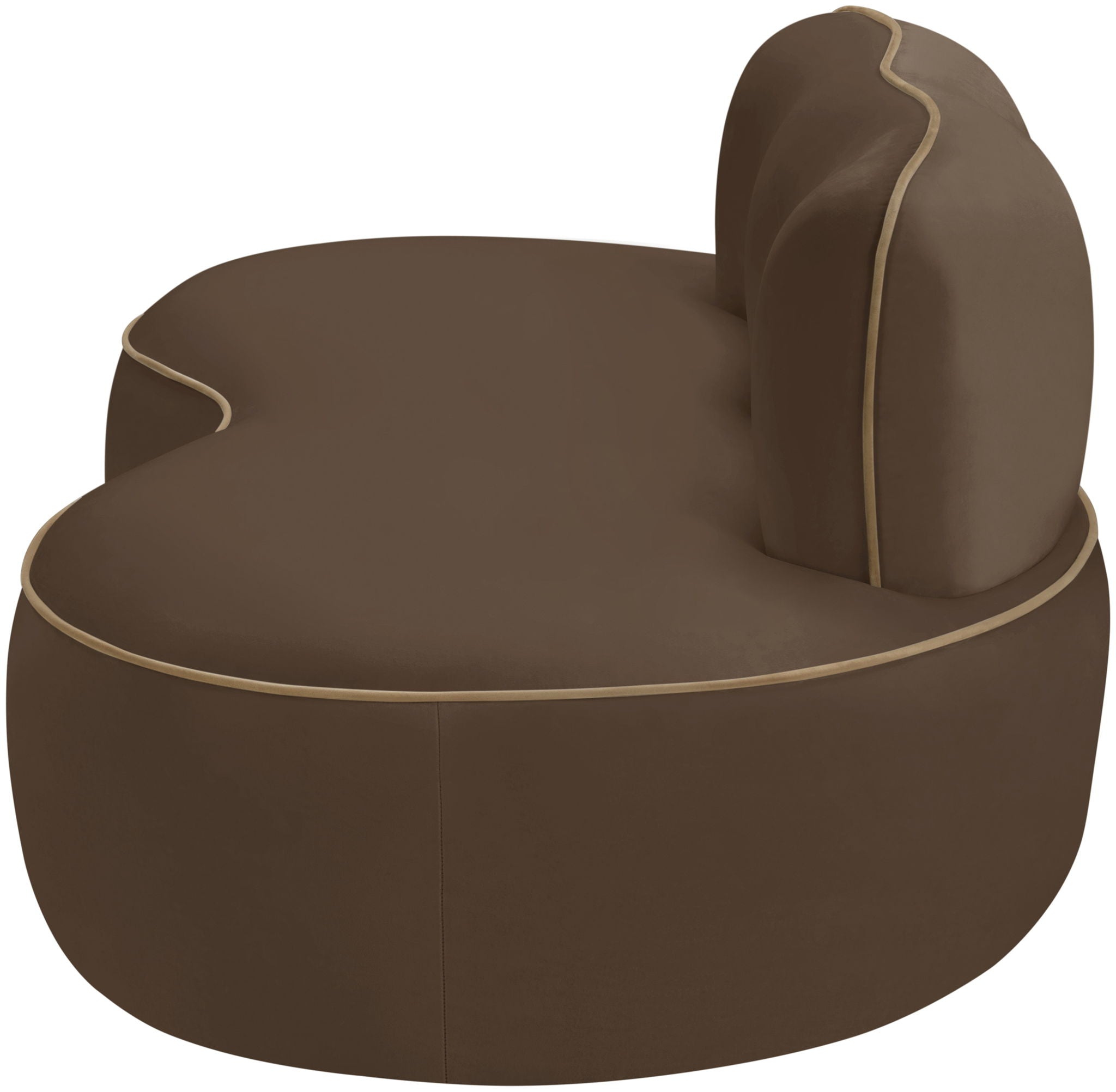 Swerve - Velvet 77" Upholstered Loveseat