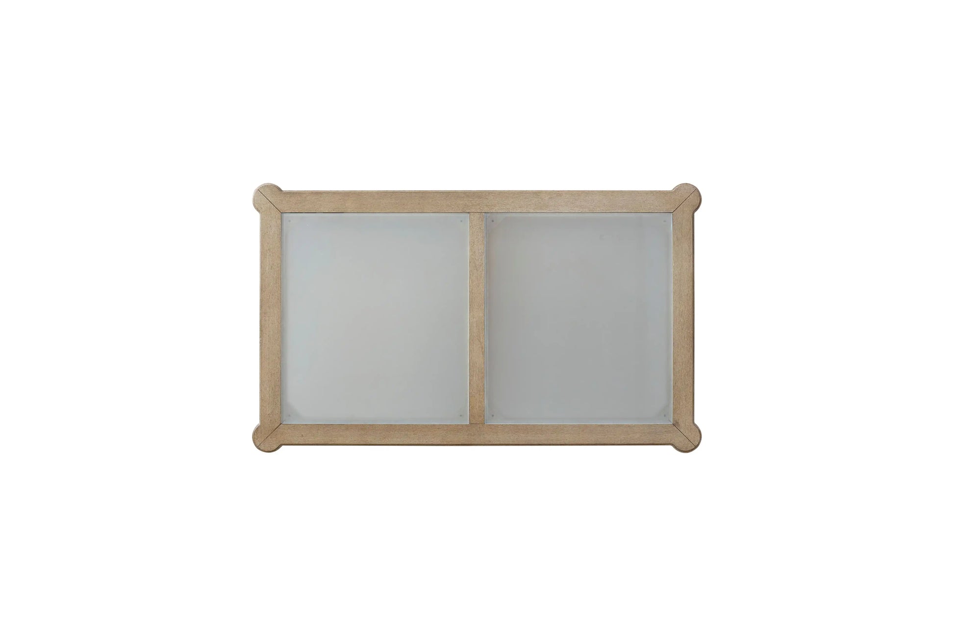 Frosted Glass Top Cocktail Table With Casters - Sand - Best Buy Furniture