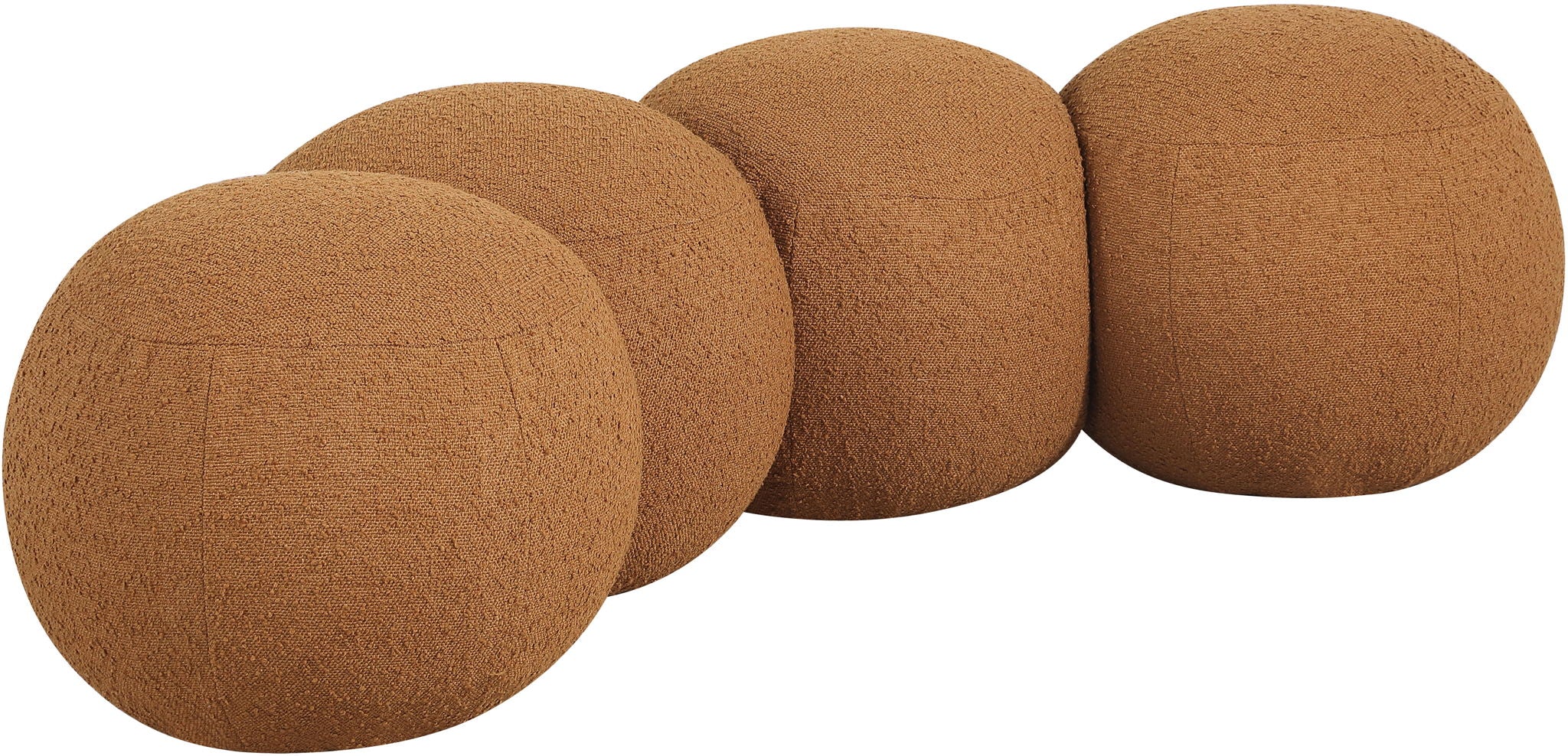 Apollo - Boucle Fabric Bench