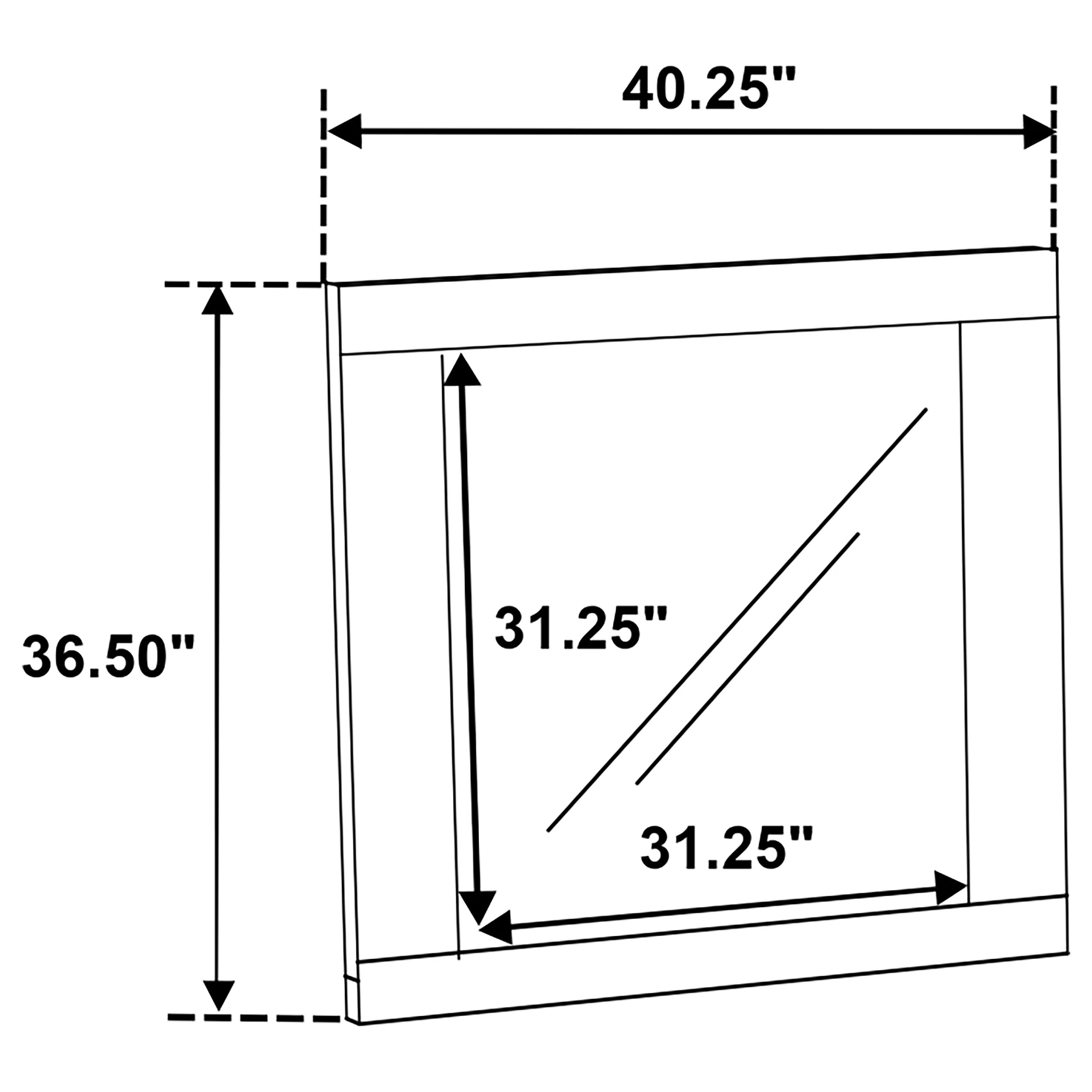 Hyland Dresser Mirror Natural-