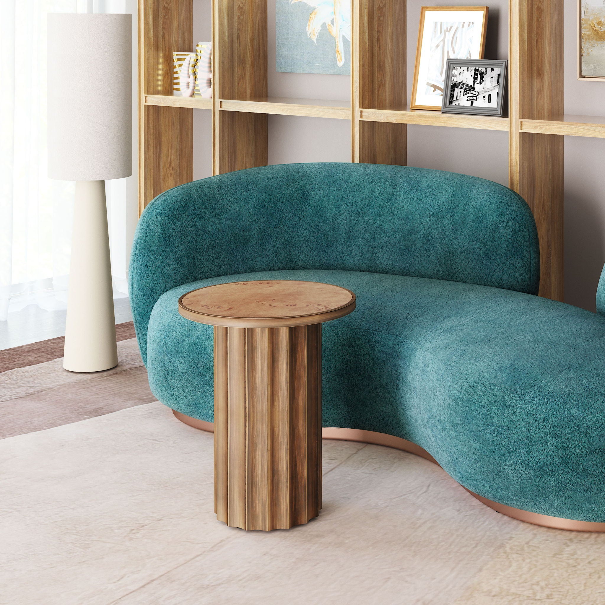 Afinato - Side Table - Brown