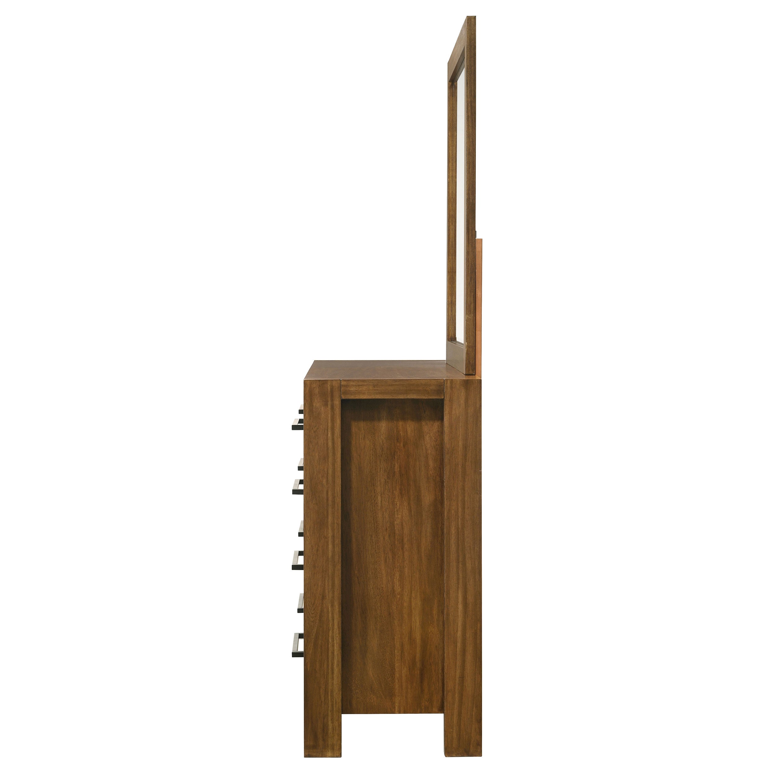 Adderley 8-drawer Bedroom Dresser and Mirror Warm Brown-
