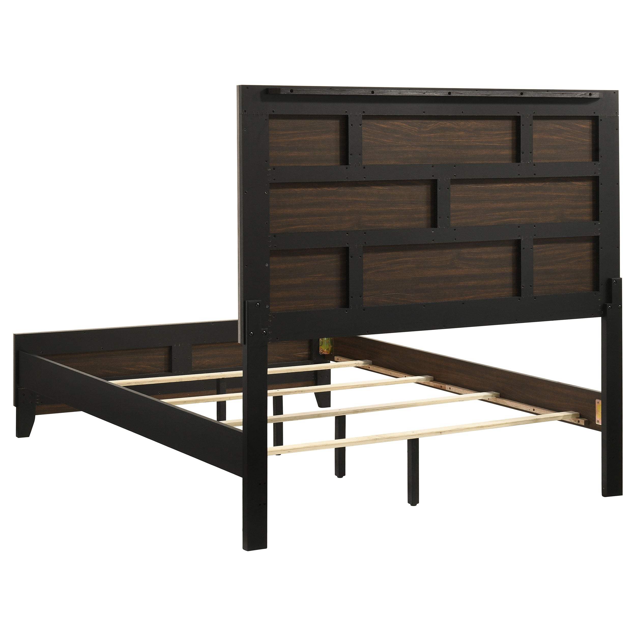 Watson Wood Full Panel Bed Light Taupe-