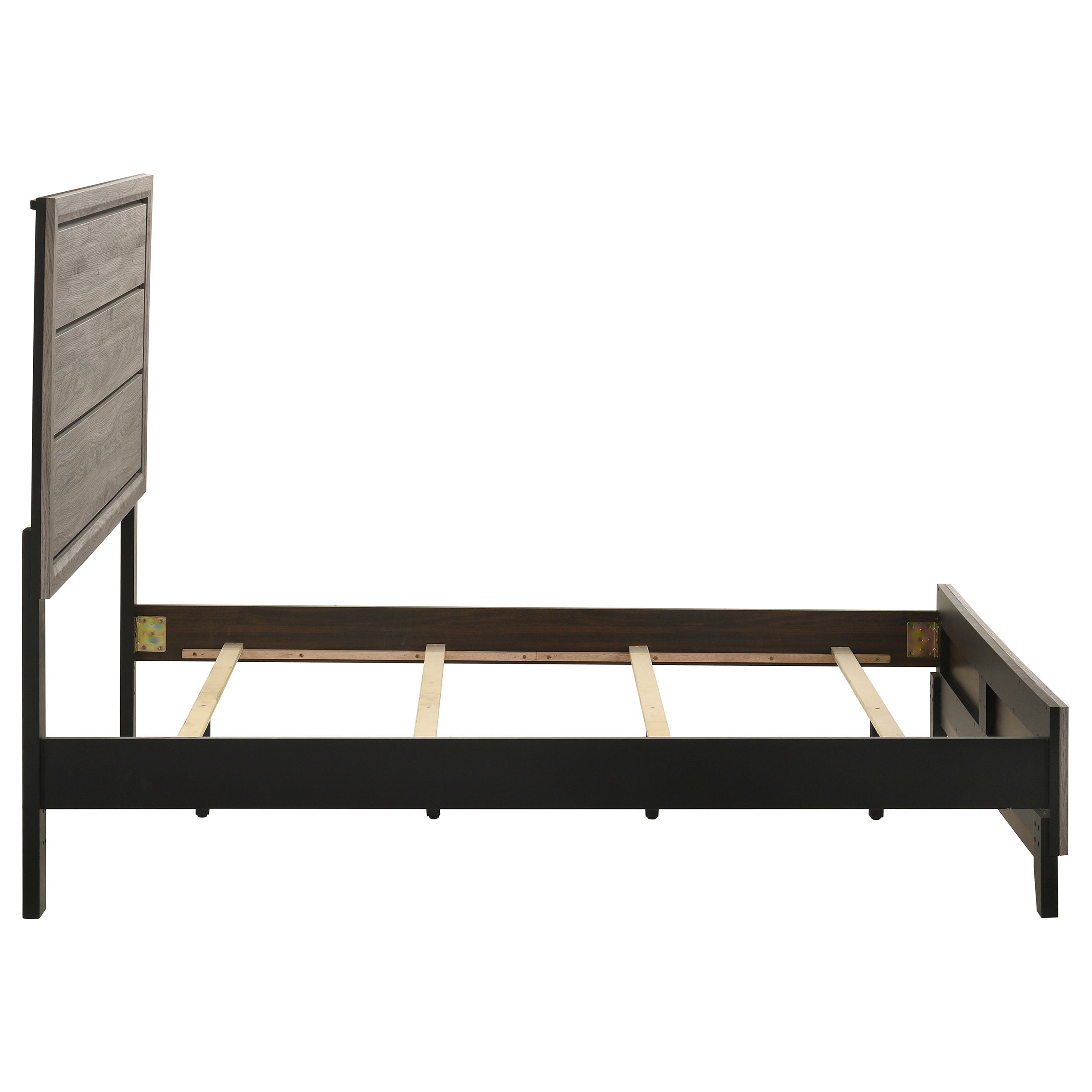 Watson Wood Full Panel Bed Light Taupe-