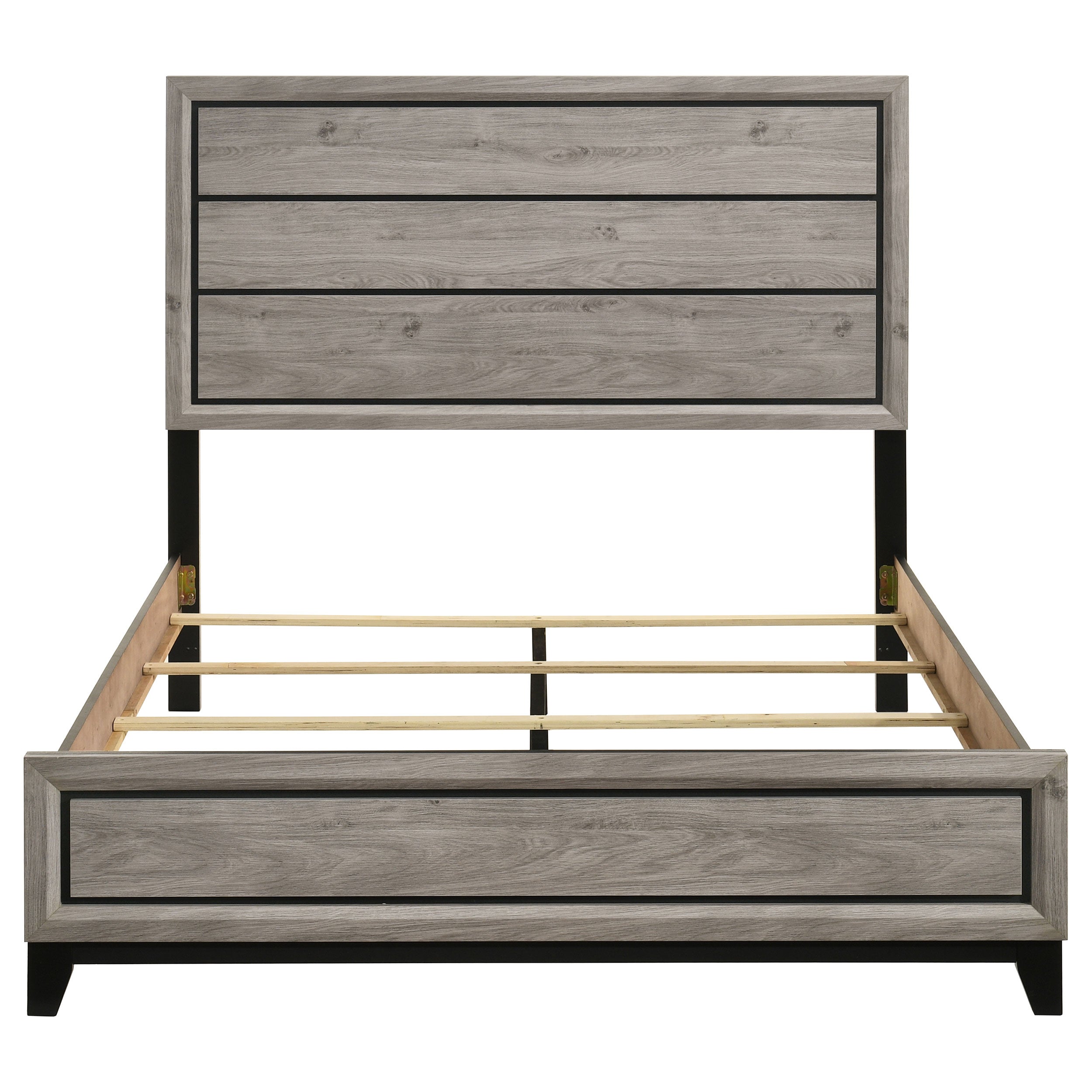Watson Wood Queen Panel Bed Light Taupe-