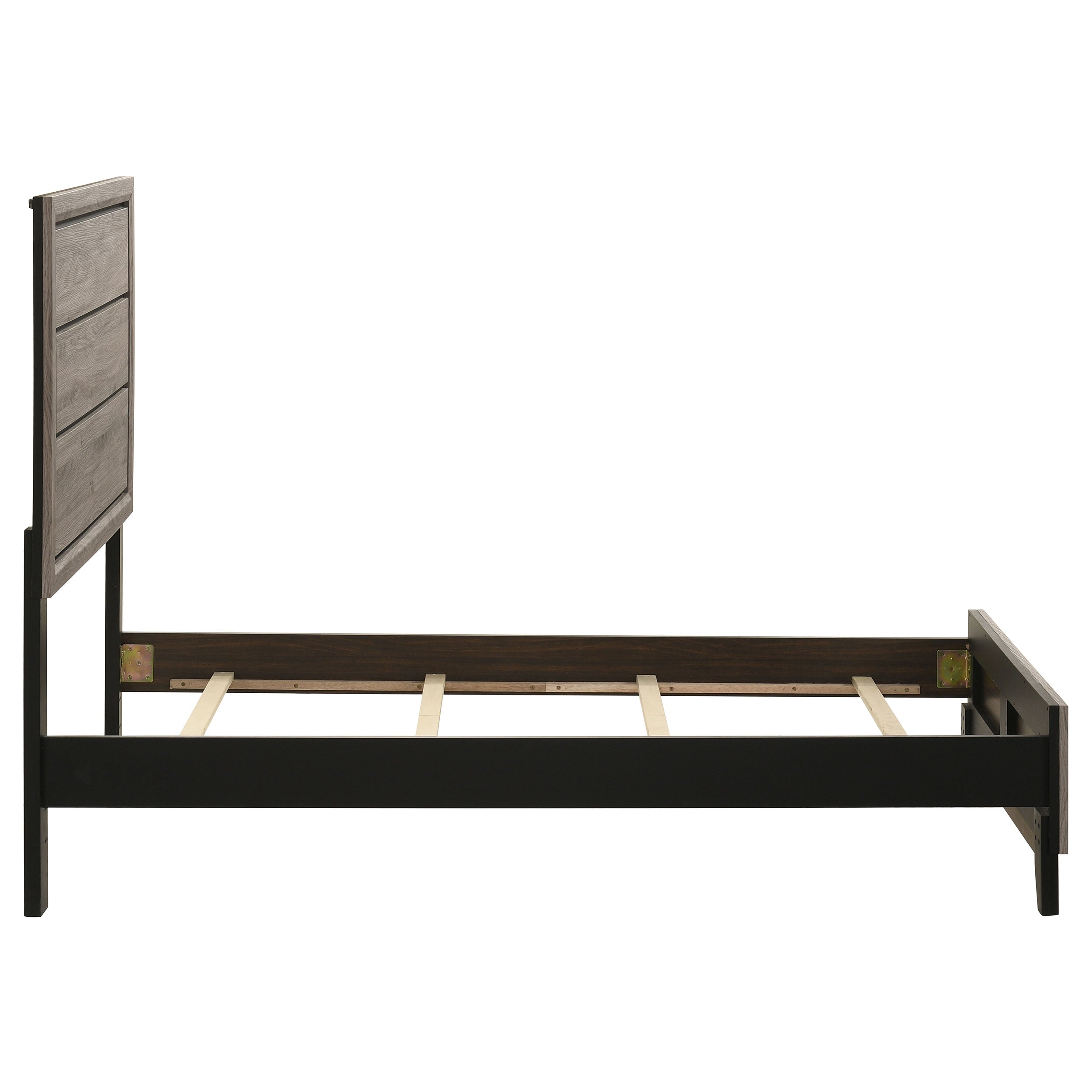 Watson Wood Twin Panel Bed Light Taupe-