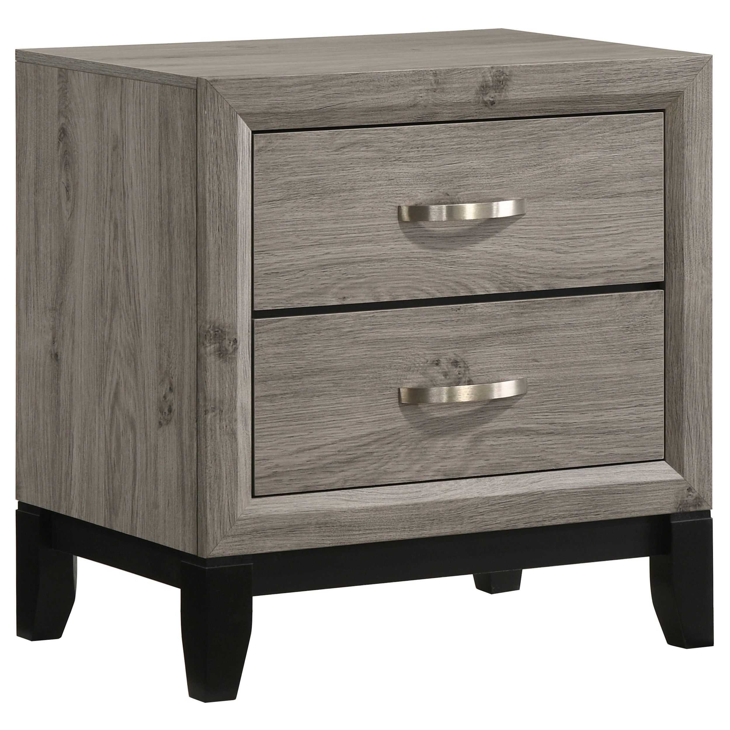 Watson 2-drawer Nightstand Bedside Table Light Taupe-