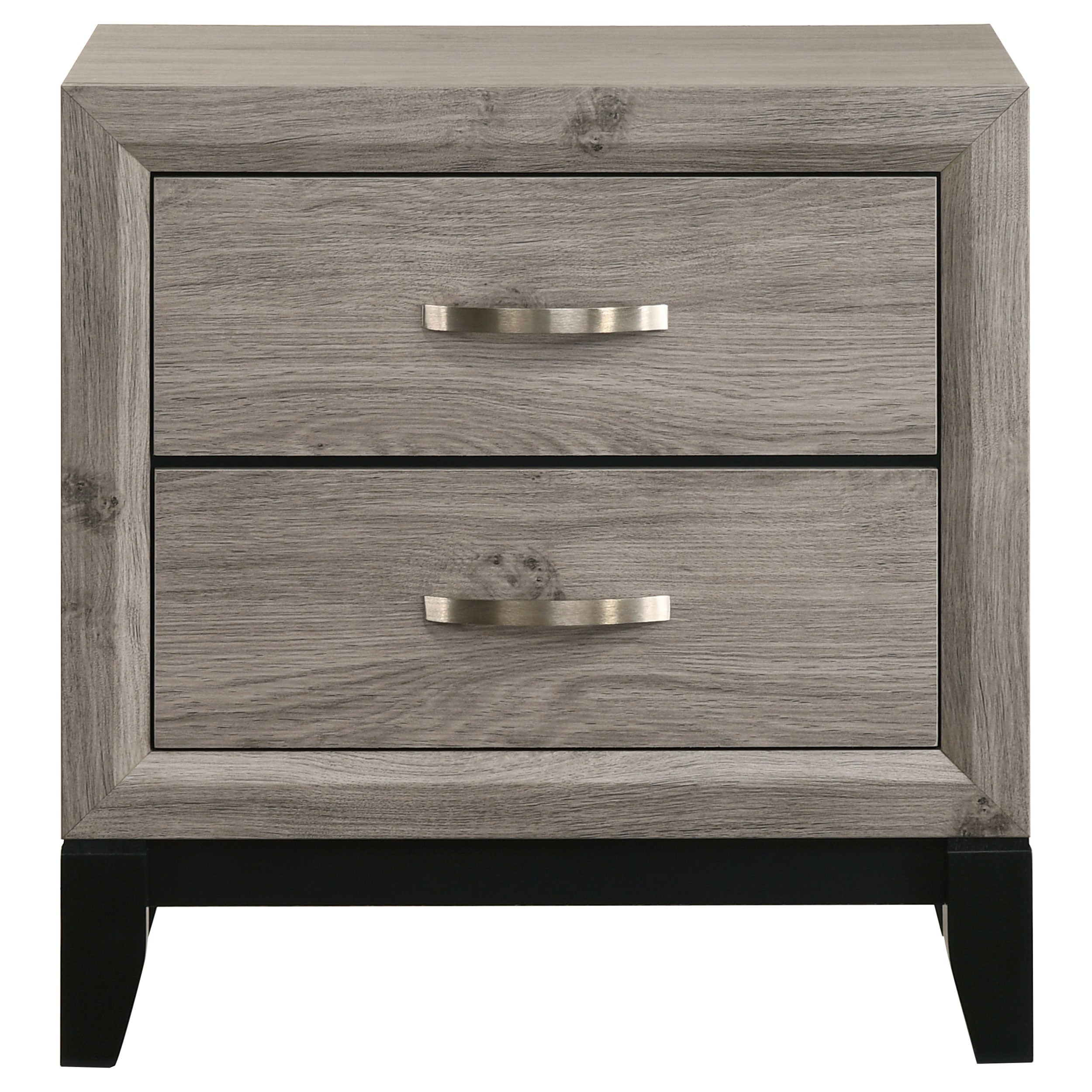 Watson 2-drawer Nightstand Bedside Table Light Taupe-