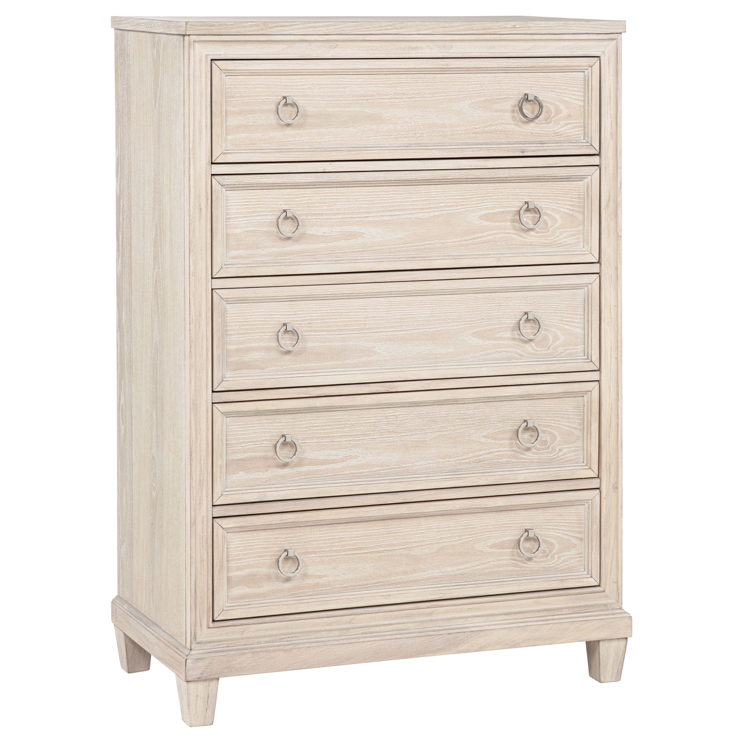 Pembroke 5-drawer Chest of Drawers Washed Oak-