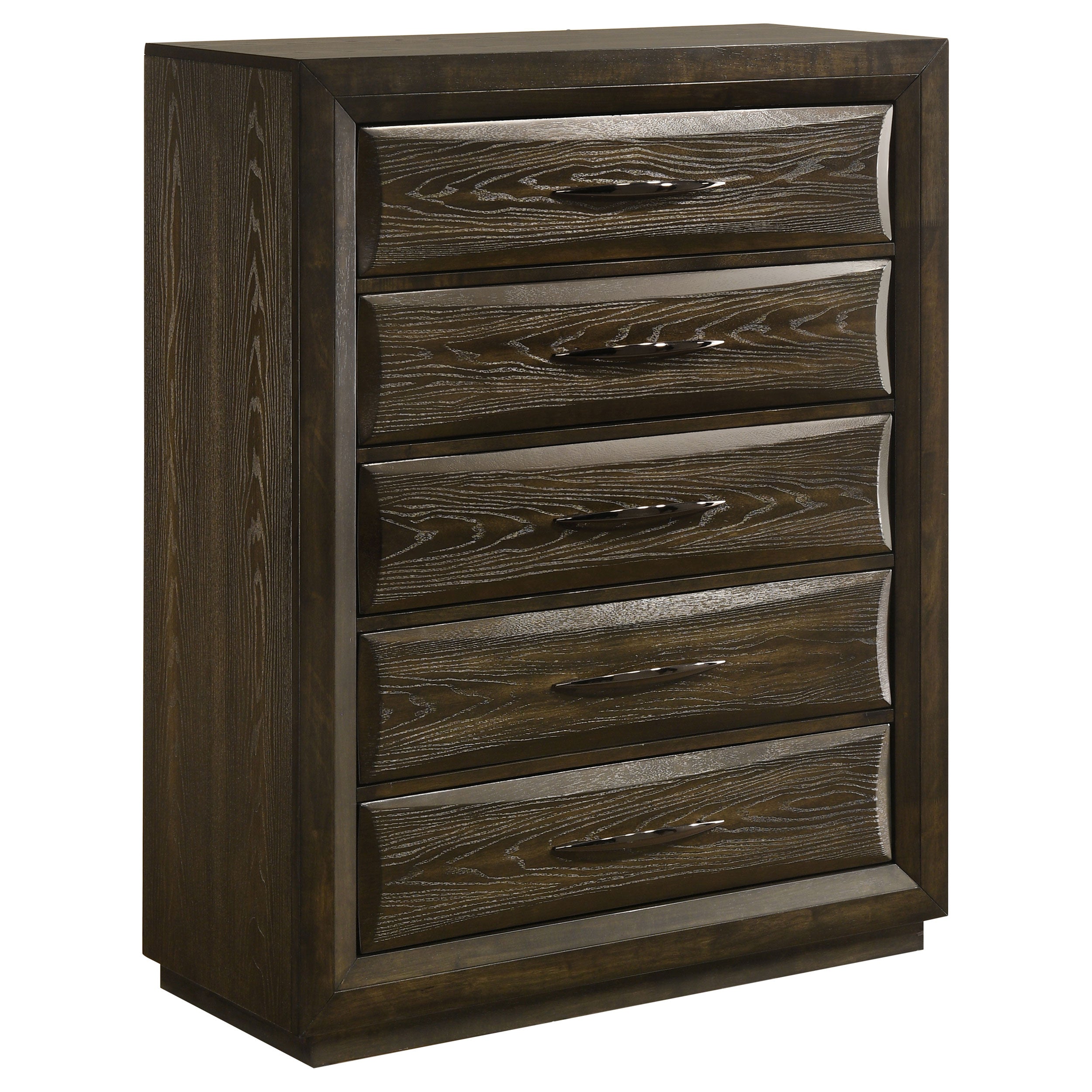 Atlas 5-drawer Bedroom Chest of Drawers Dark Oak-