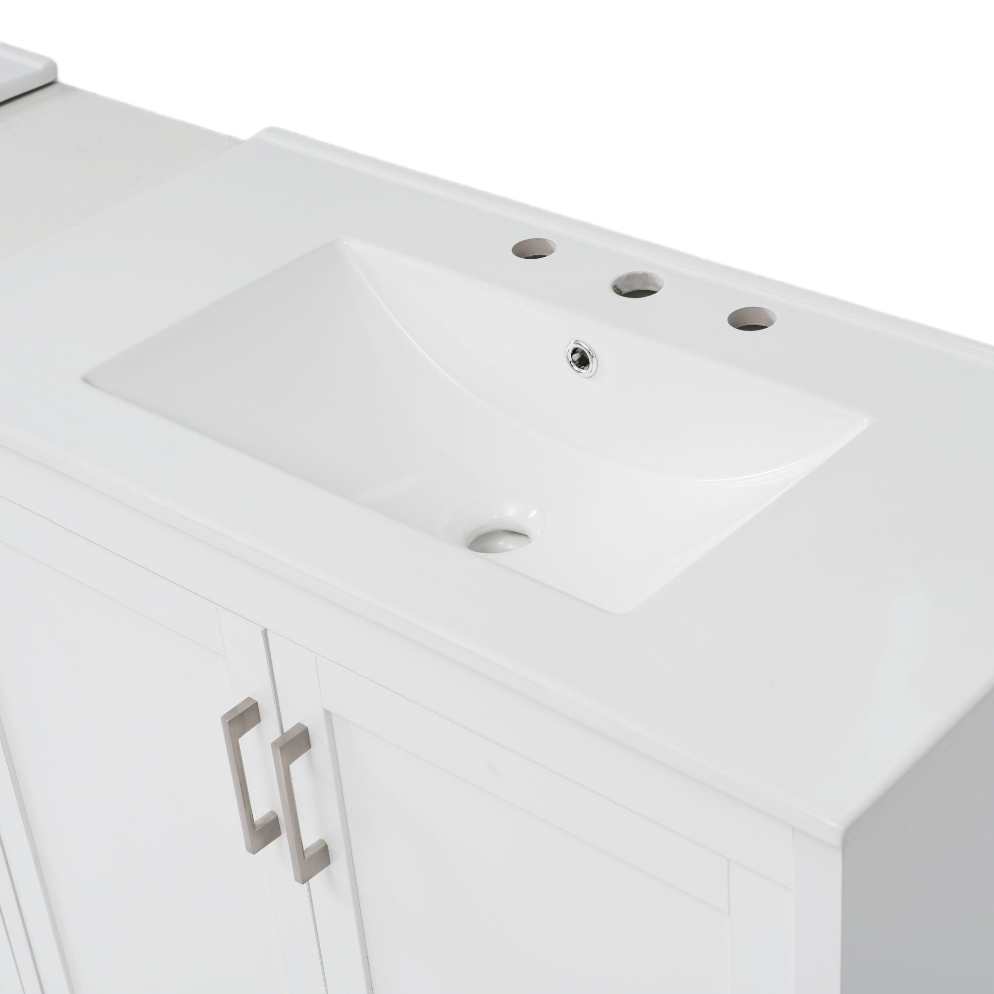 Double Sink Bathroom Vanity With Quartz Countertop