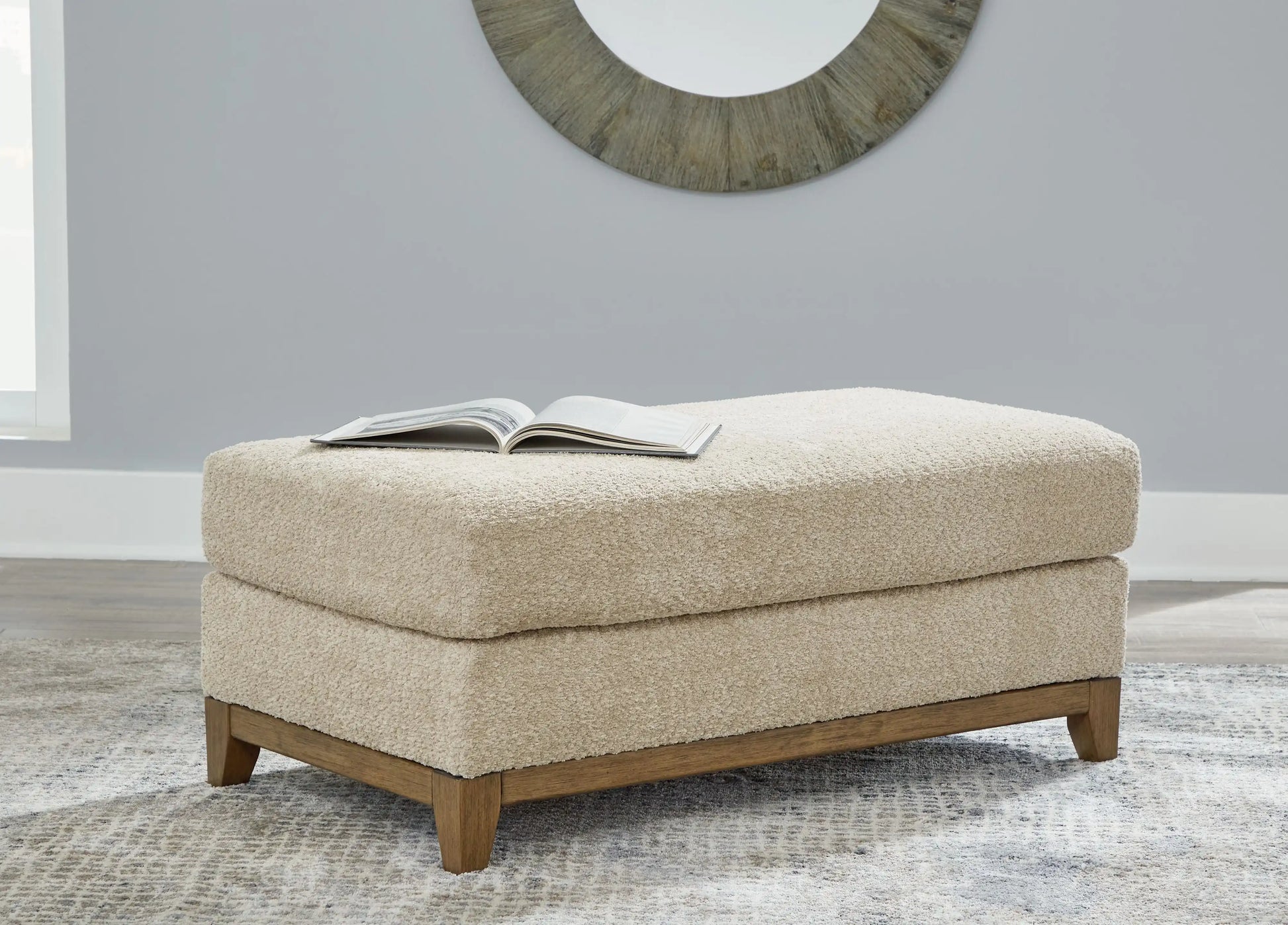 Parklynn - Ottoman - Desert - Best Buy Furniture