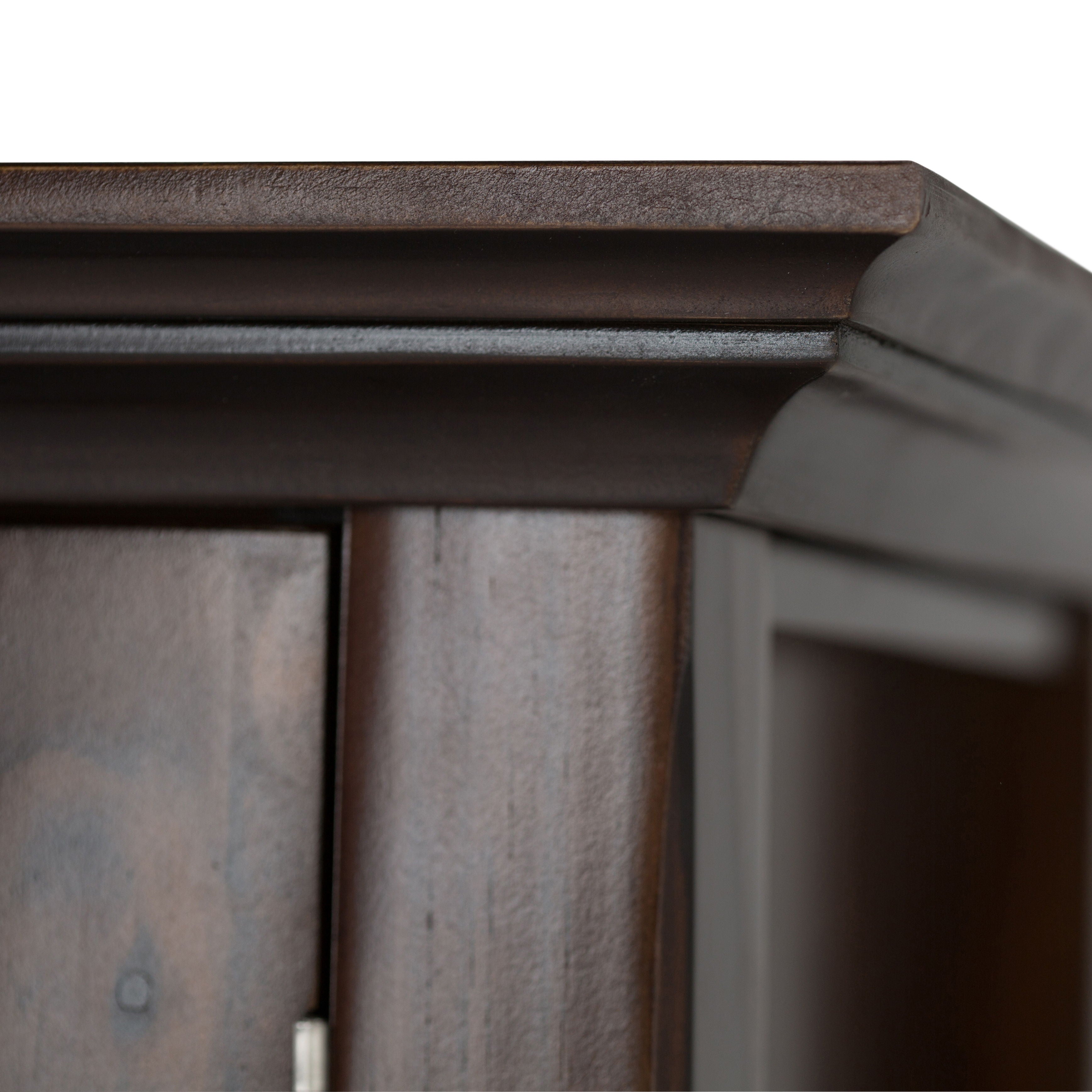 Acadian - Low Storage Cabinet - Brunette Brown - Best Buy Furniture