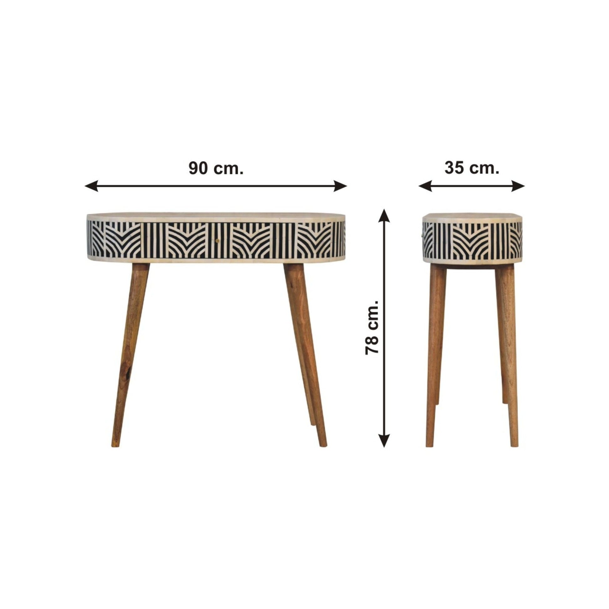 Inlay - Edessa Bone Table - Best Buy Furniture