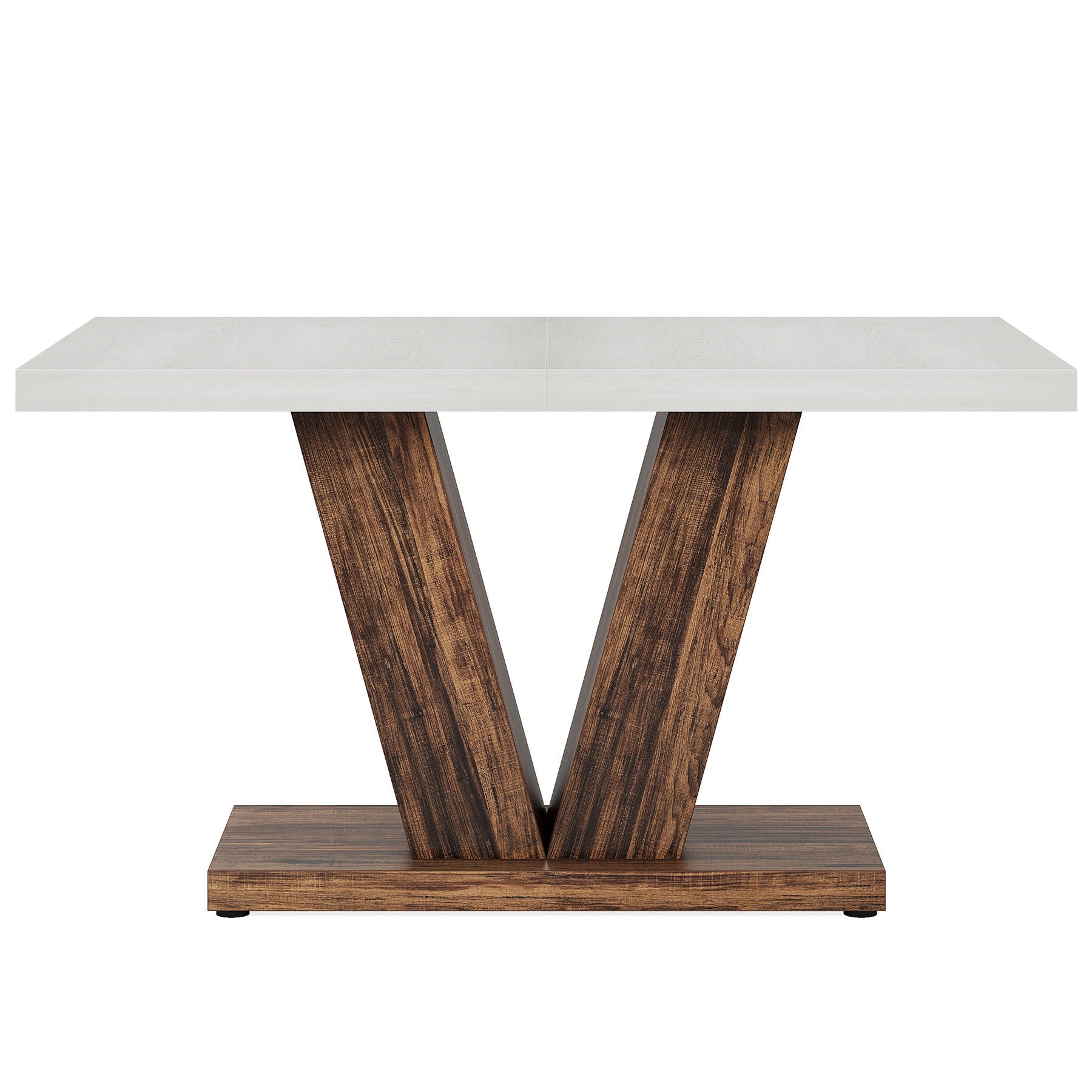 Dining Table With Pedestal Base For 4 - 6 People