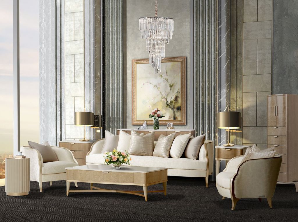 Malibu Crest - Sofa - Cloud White/Chardonnay