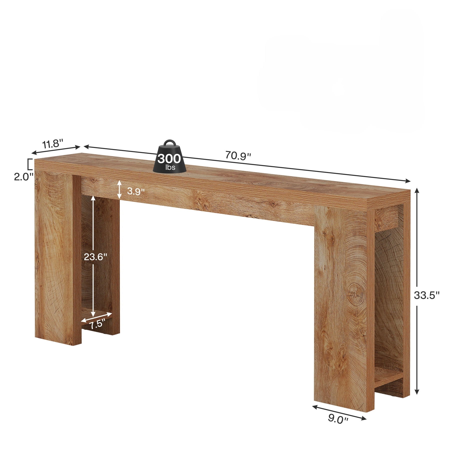 Extra Long Console Table For Living Hallway