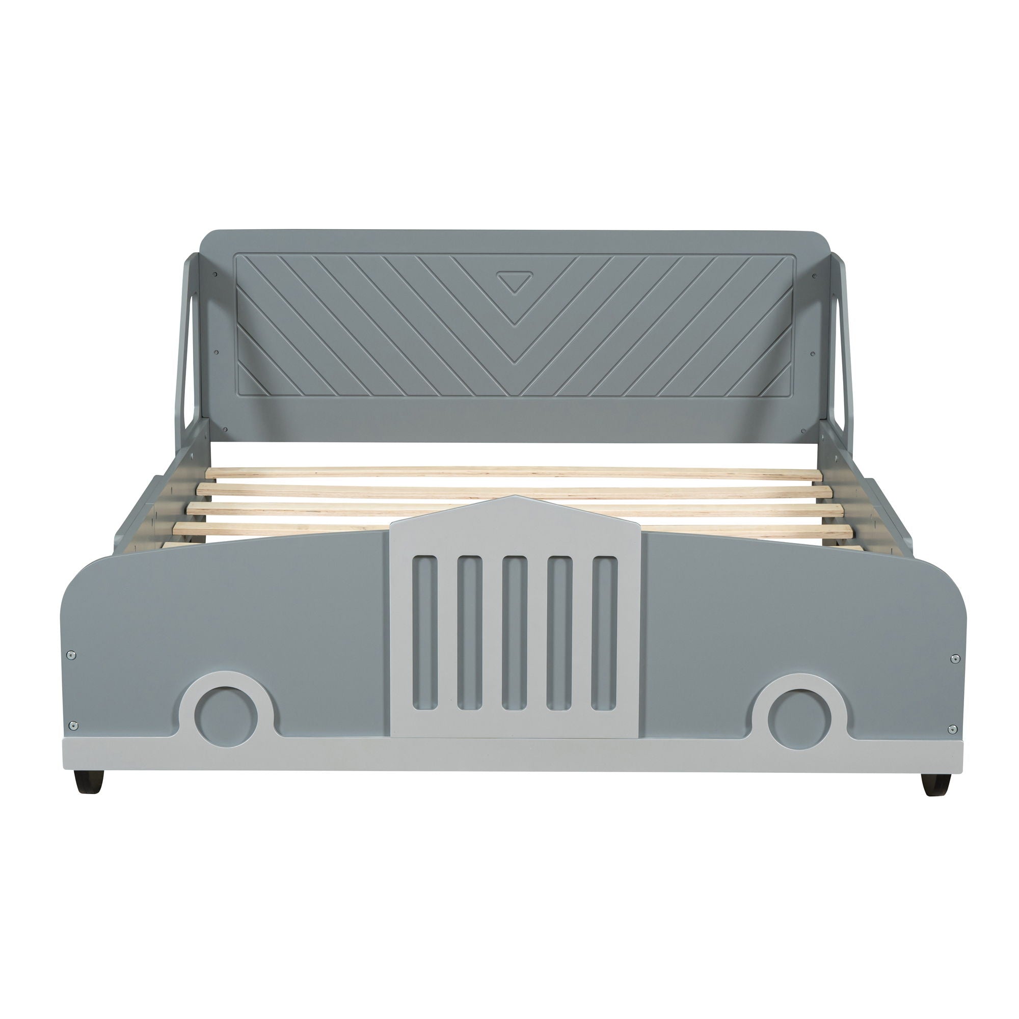 Car Shaped Platform Bed With Wheels