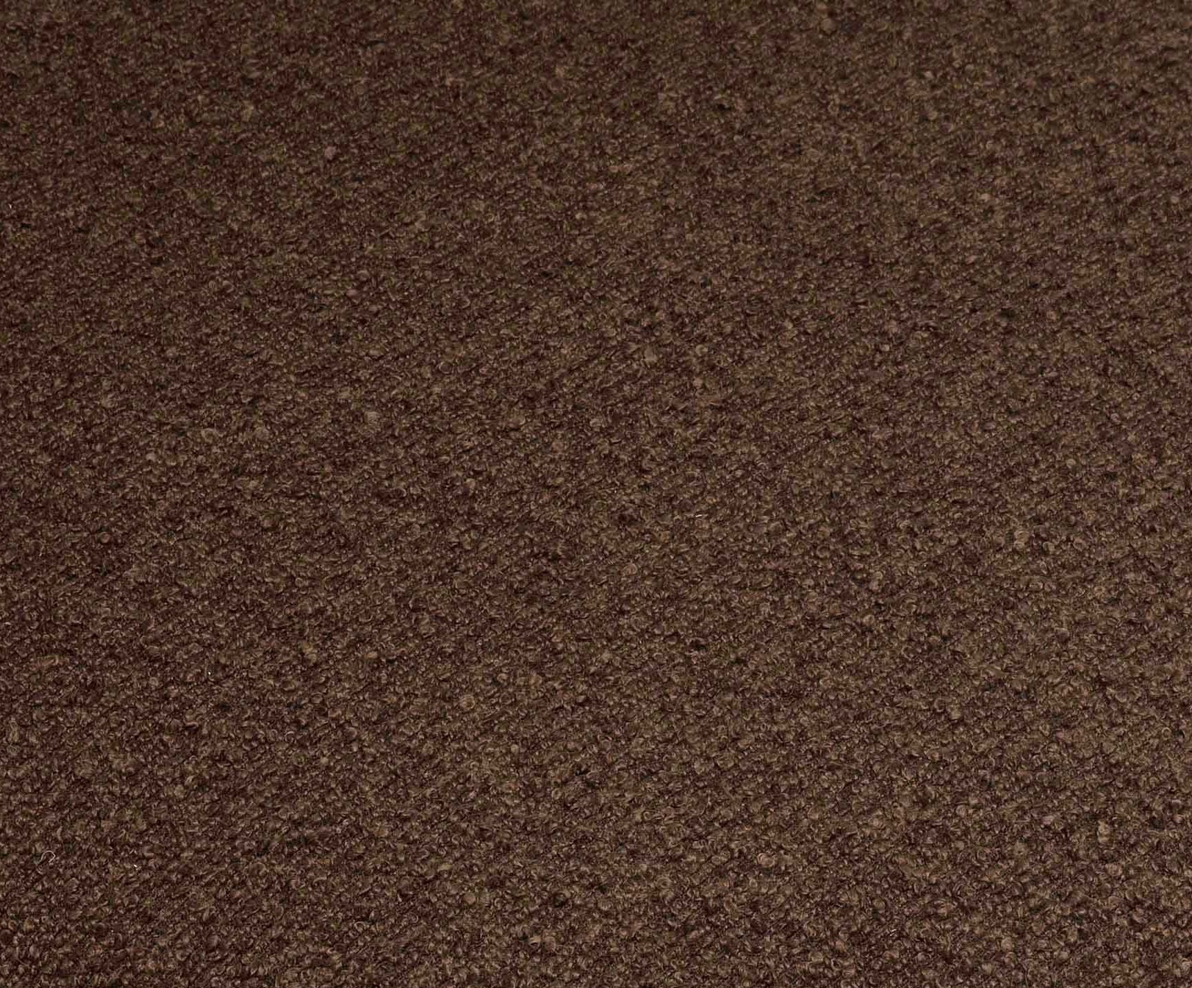 Marla - Boucle Accent Chair - Chocolate Brown